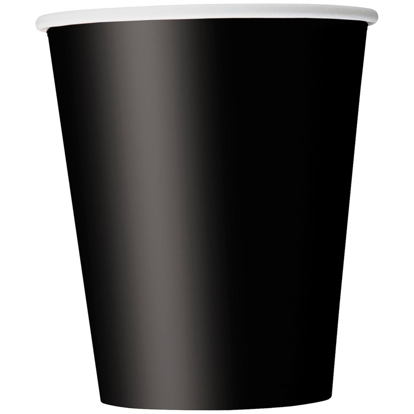 MIDNIGHT BLACK PAPER CUPS (266ml - 14 PACK)