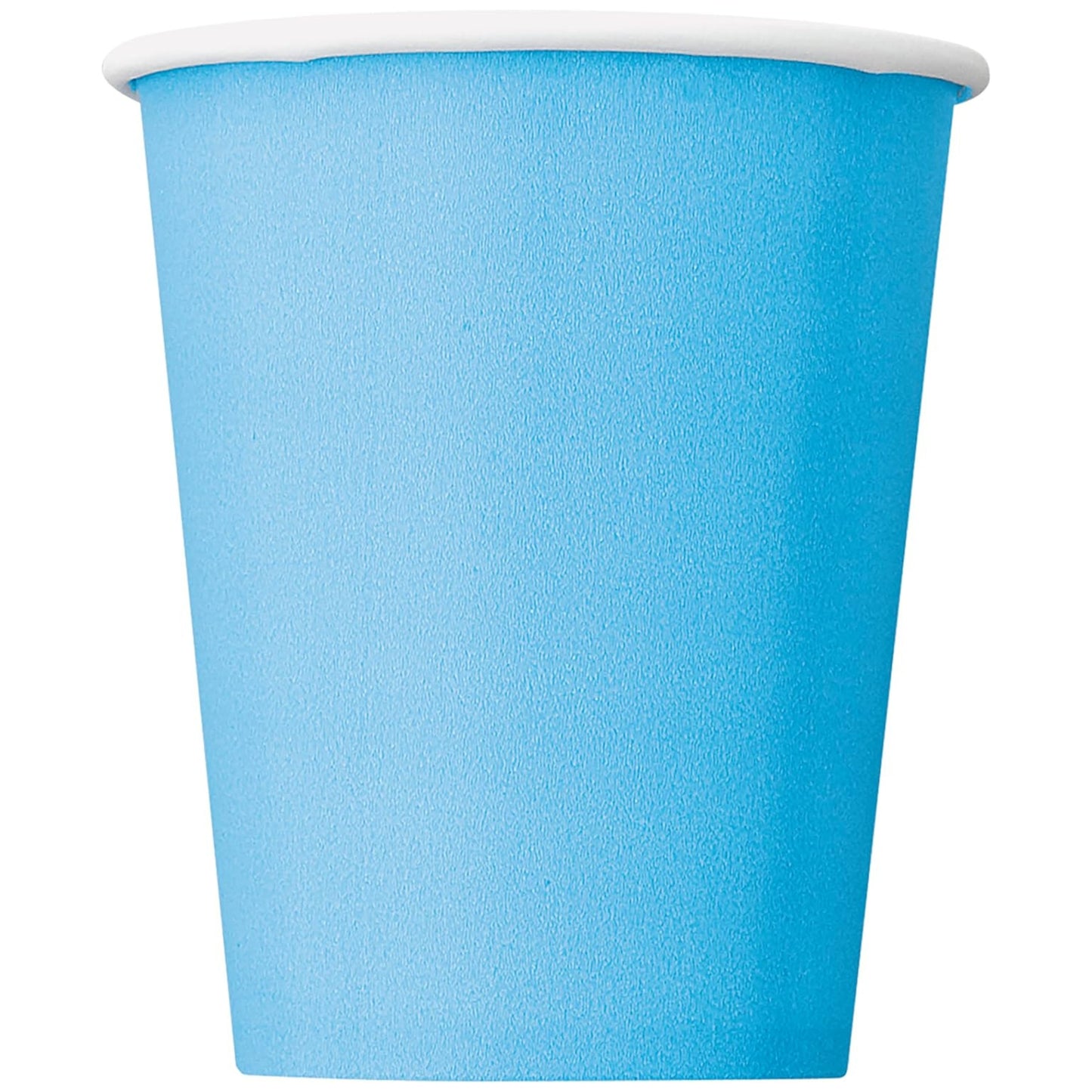 PALE POWDER BLUE PAPER CUPS (266ml - 14 PACK)