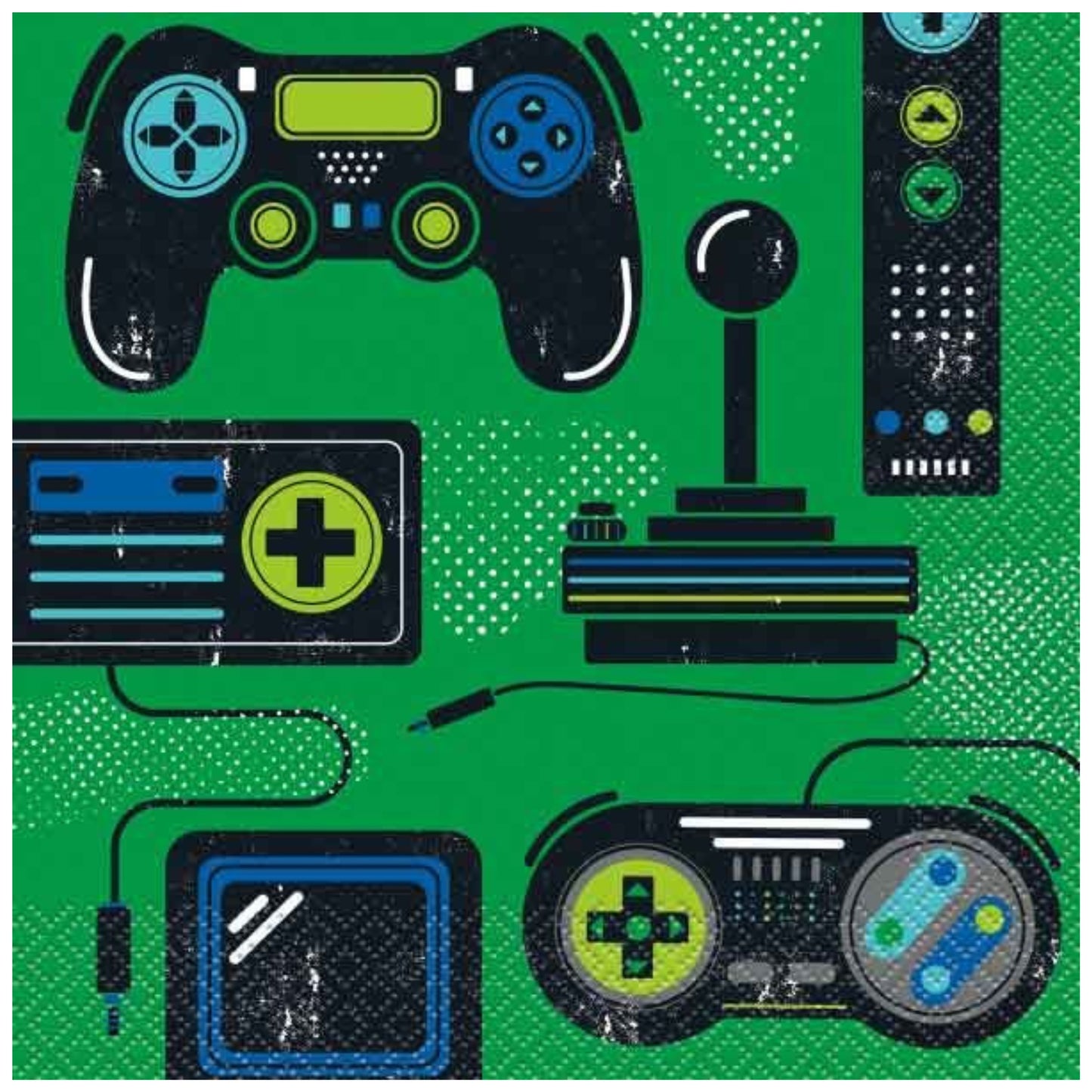 GAMER BIRTHDAY NAPKINS (16 PACK)
