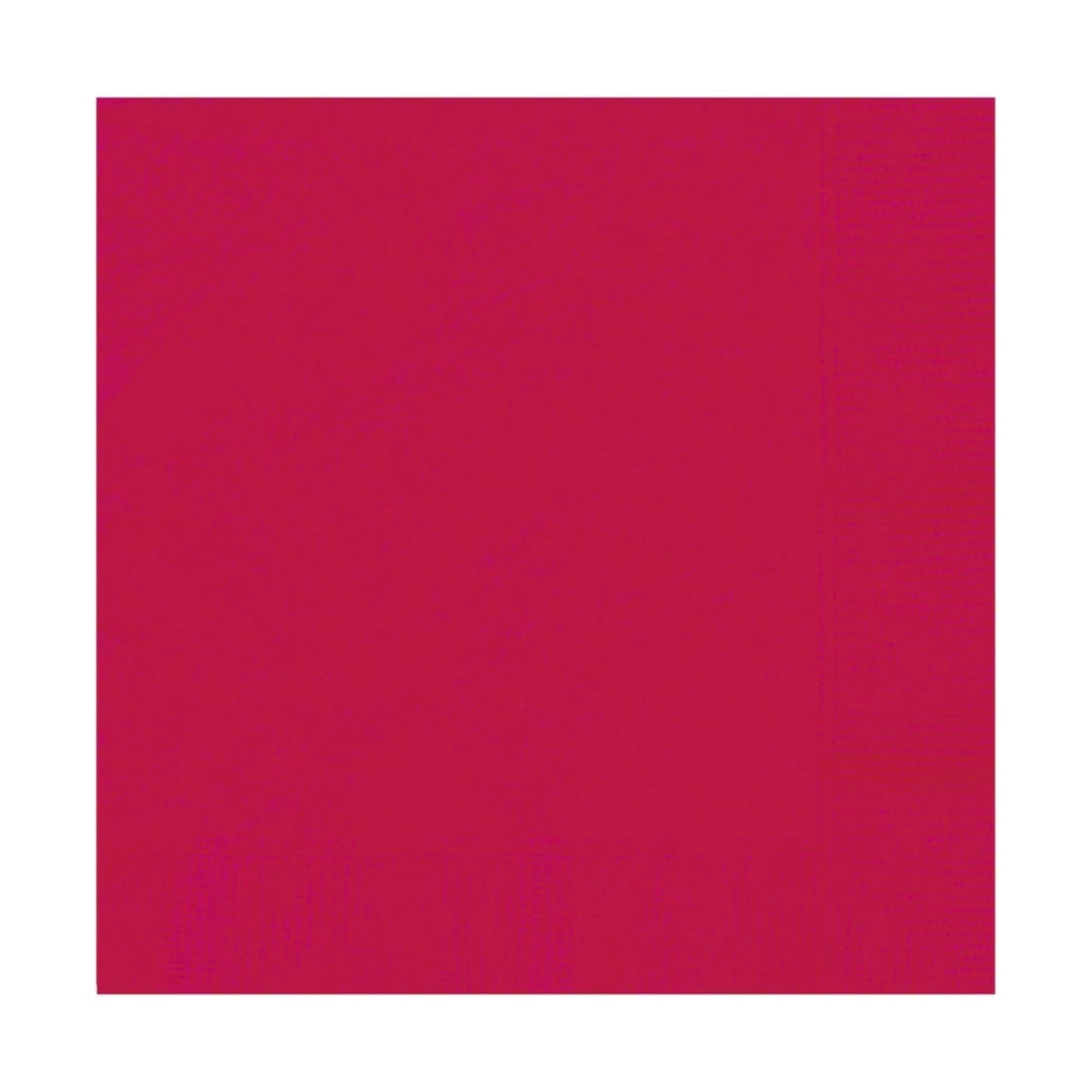 RUBY RED BEVERAGE NAPKINS (13cm - 20 PACK)