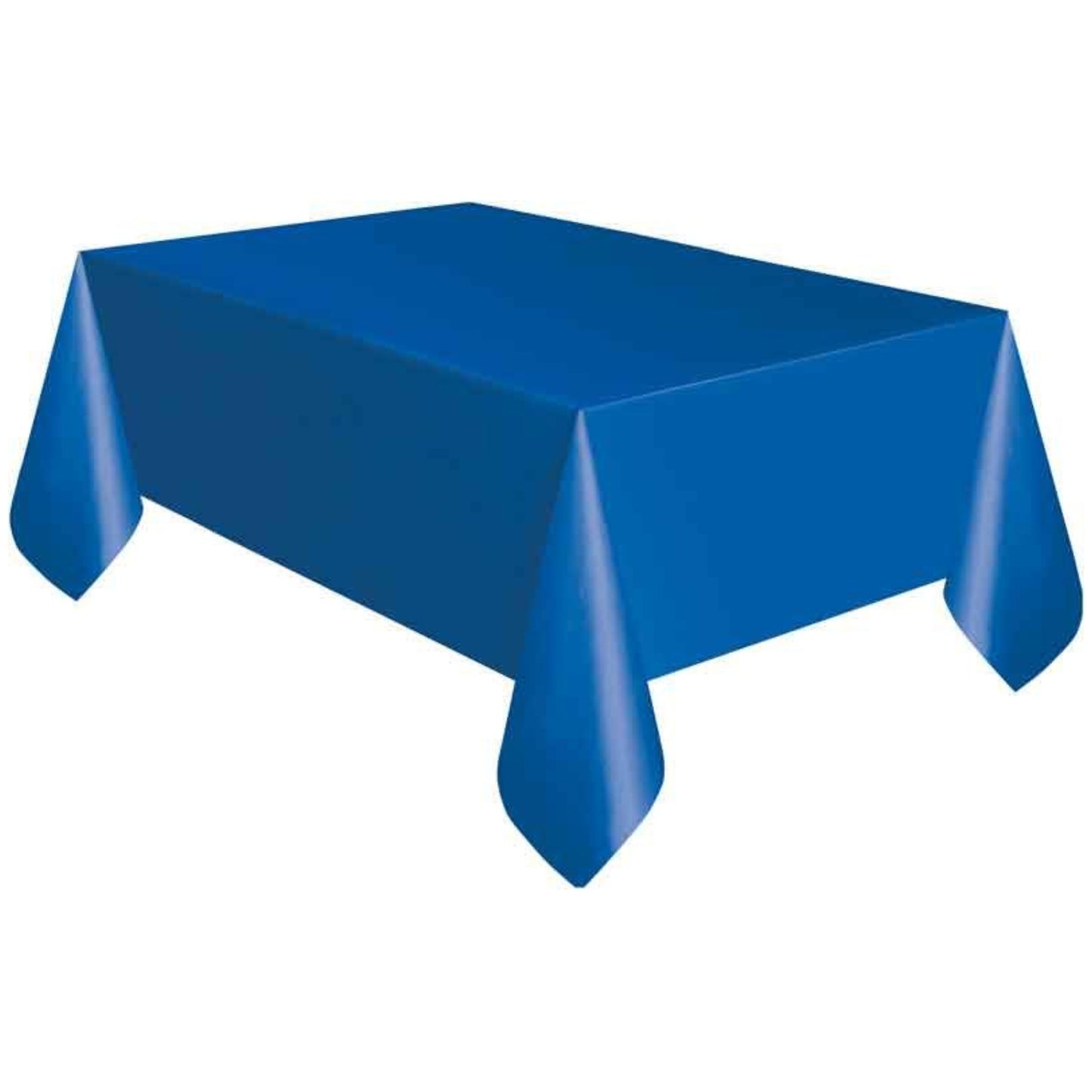 ROYAL BLUE PLASTIC TABLE COVER (1.37m x 2.74m)