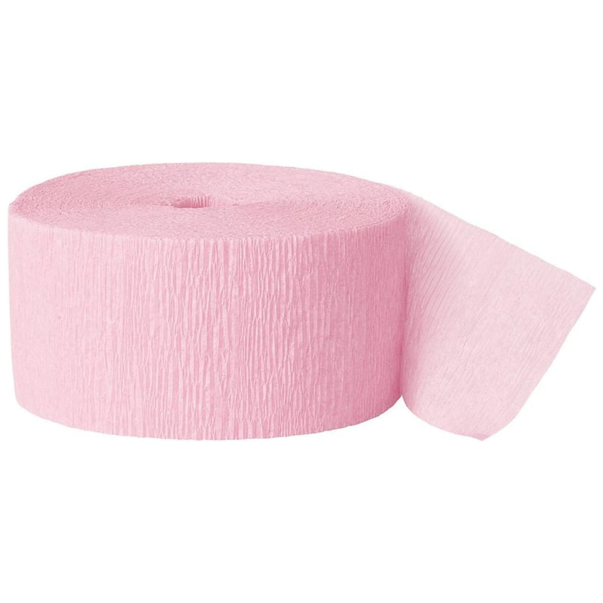 81ft / 25m PASTEL PINK CREPE STREAMER