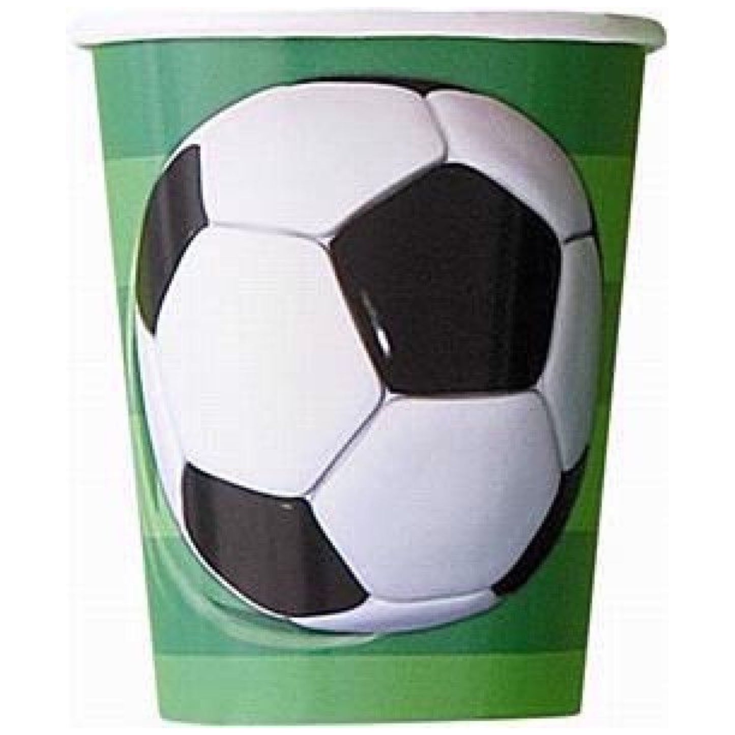 3D FOOTBALL PAPER CUPS (8 PACK)