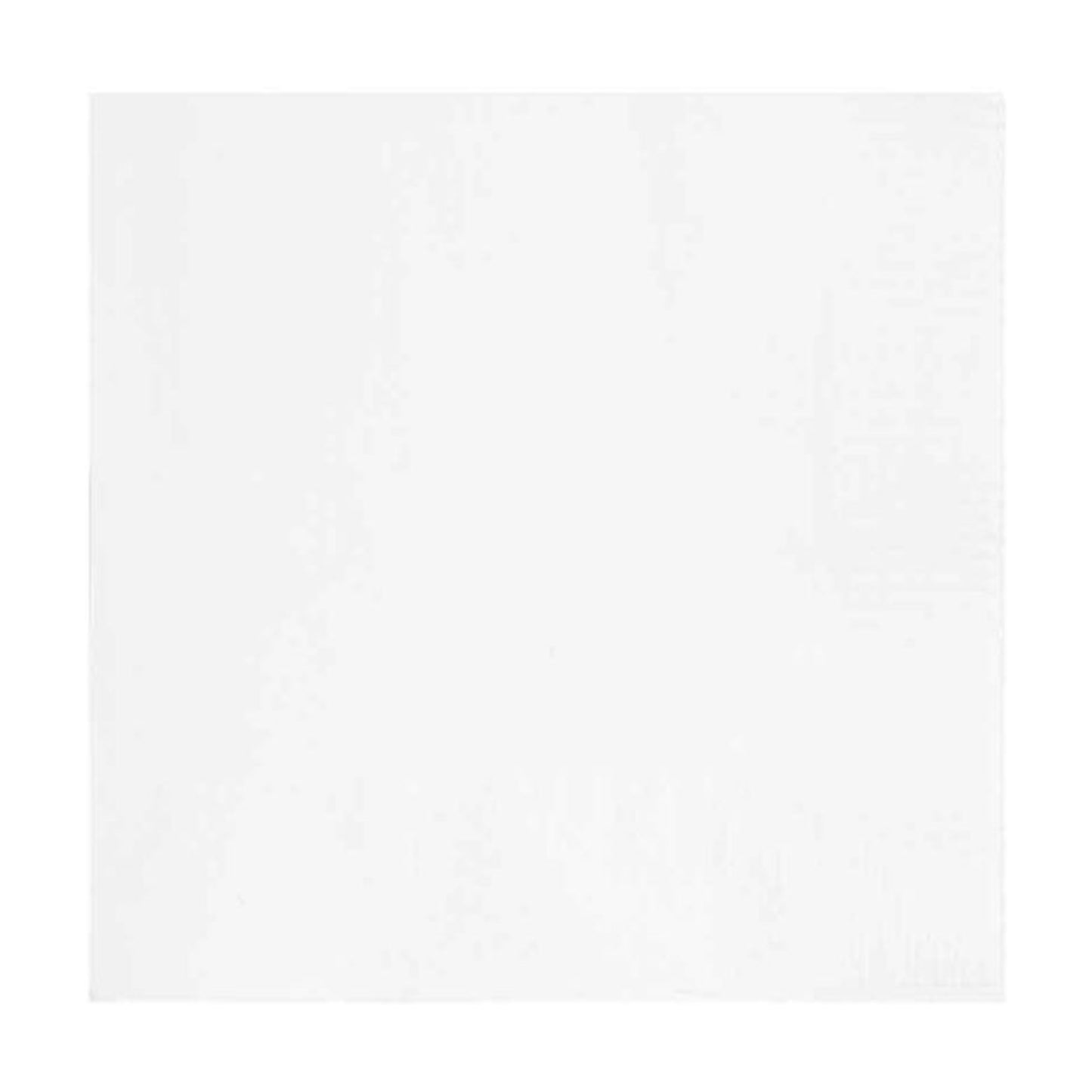 BRIGHT WHITE BEVERAGE NAPKINS (13cm - 20 PACK)