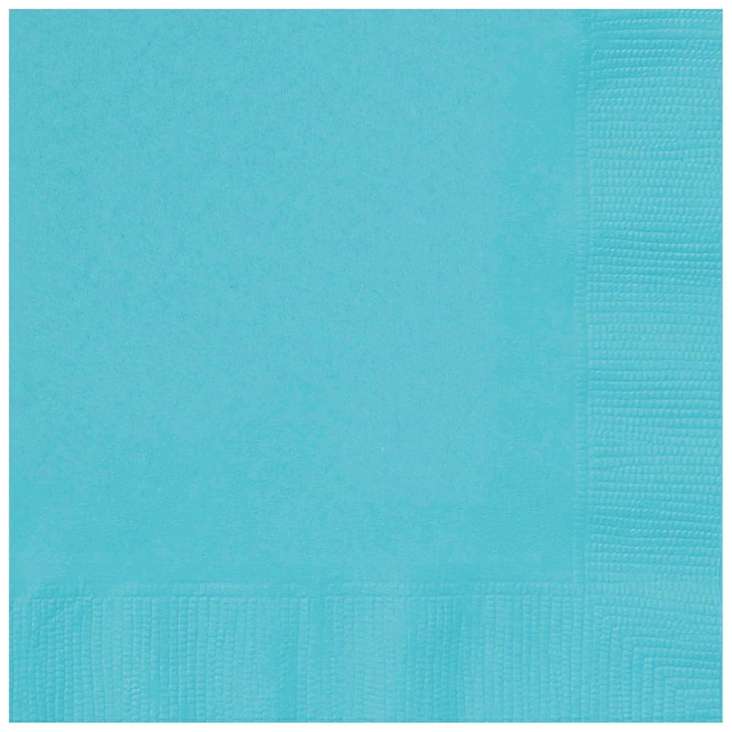 TERRIFIC TEAL LUNCHEON NAPKINS (17cm - 50 PACK)