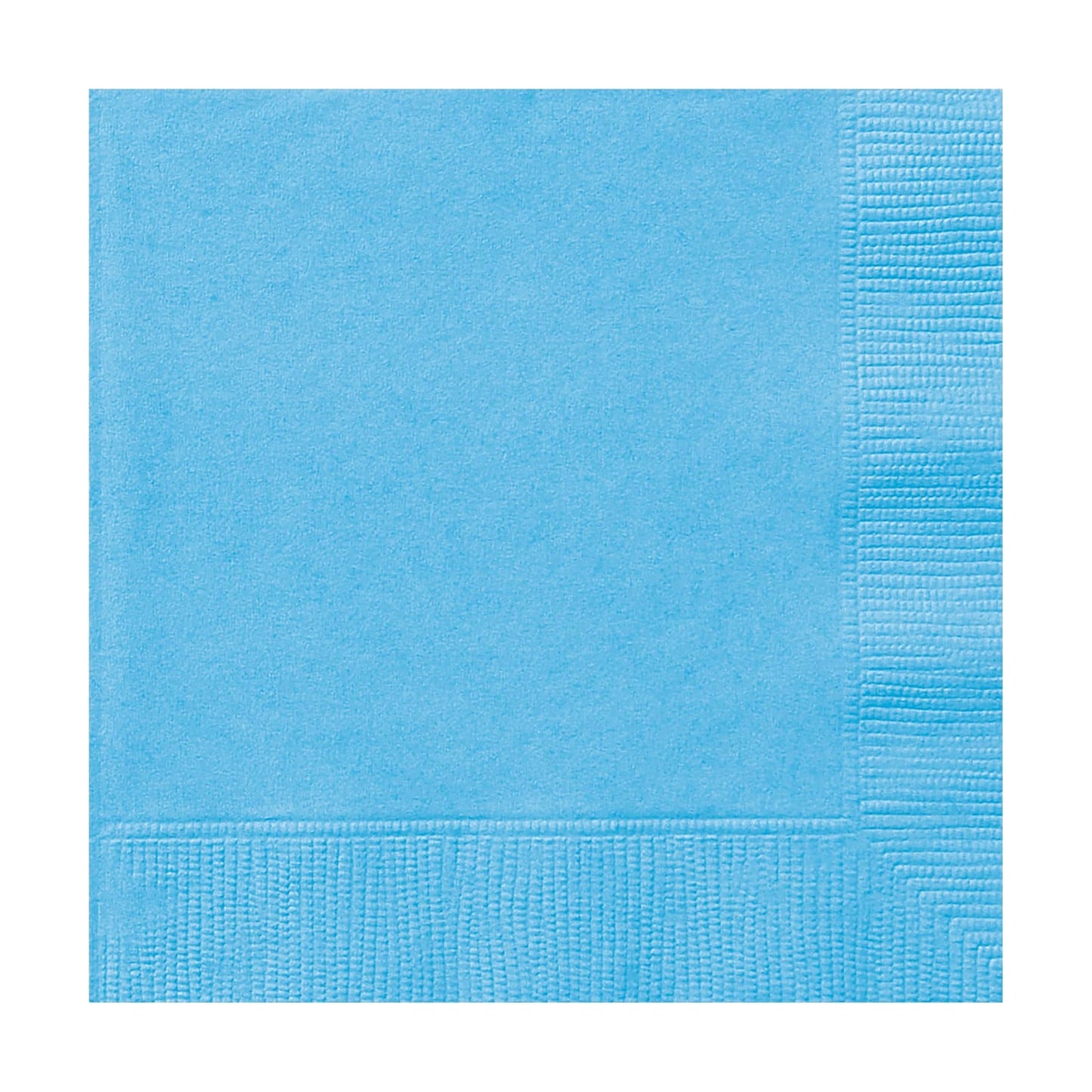 PALE POWDER BLUE BEVERAGE NAPKINS (13cm - 20 PACK)