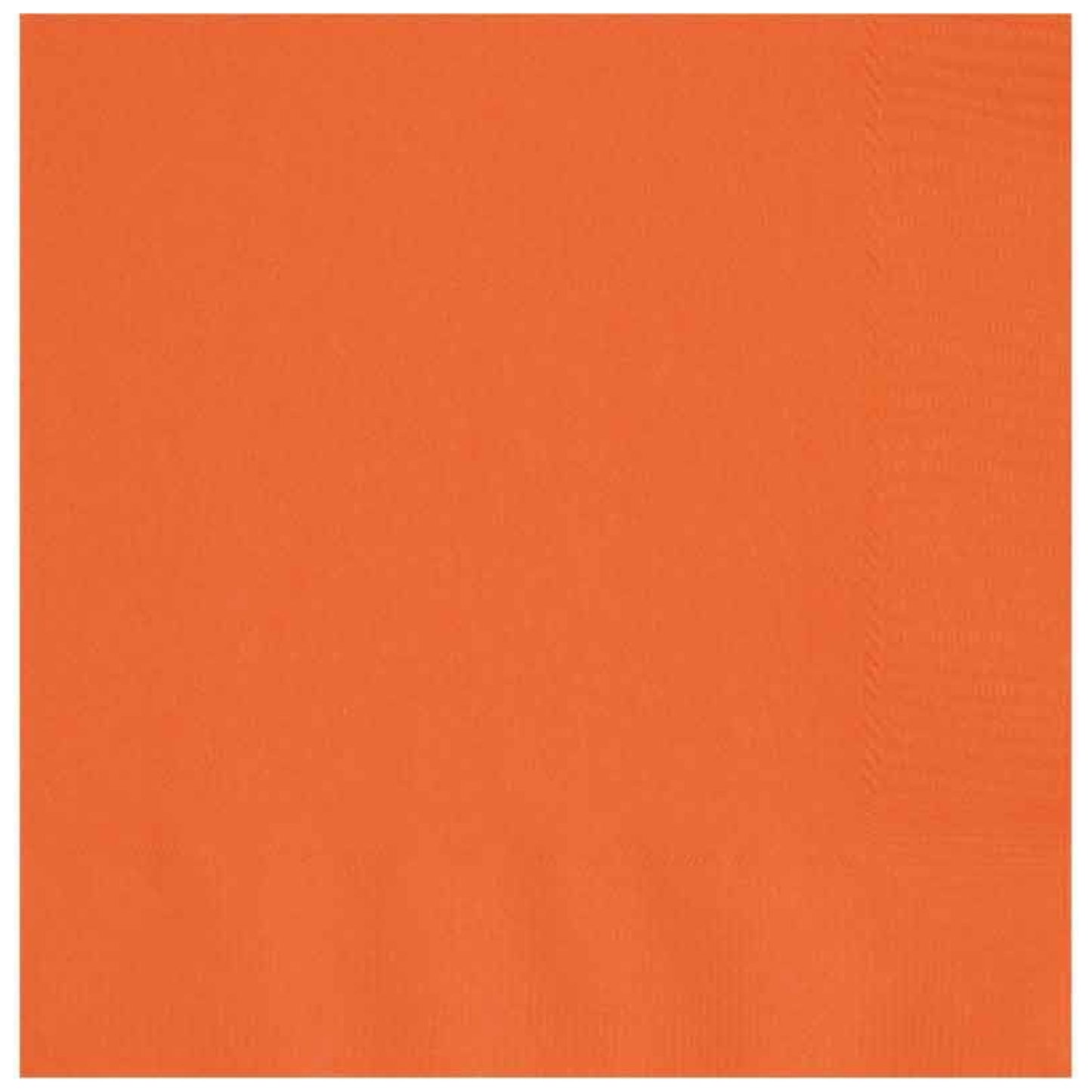 PUMPKIN ORANGE LUNCHEON NAPKINS (17cm - 20 PACK)