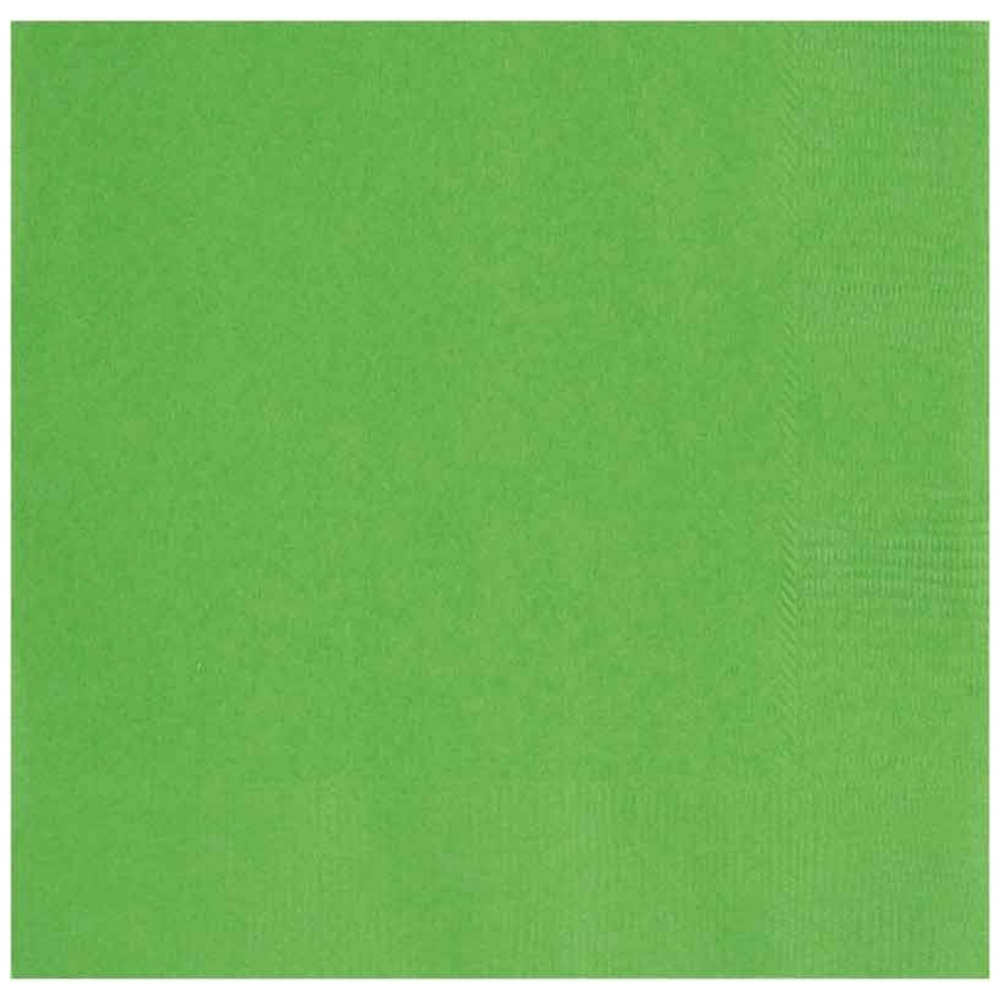 LIME GREEN LUNCHEON NAPKINS (17cm - 20 PACK)