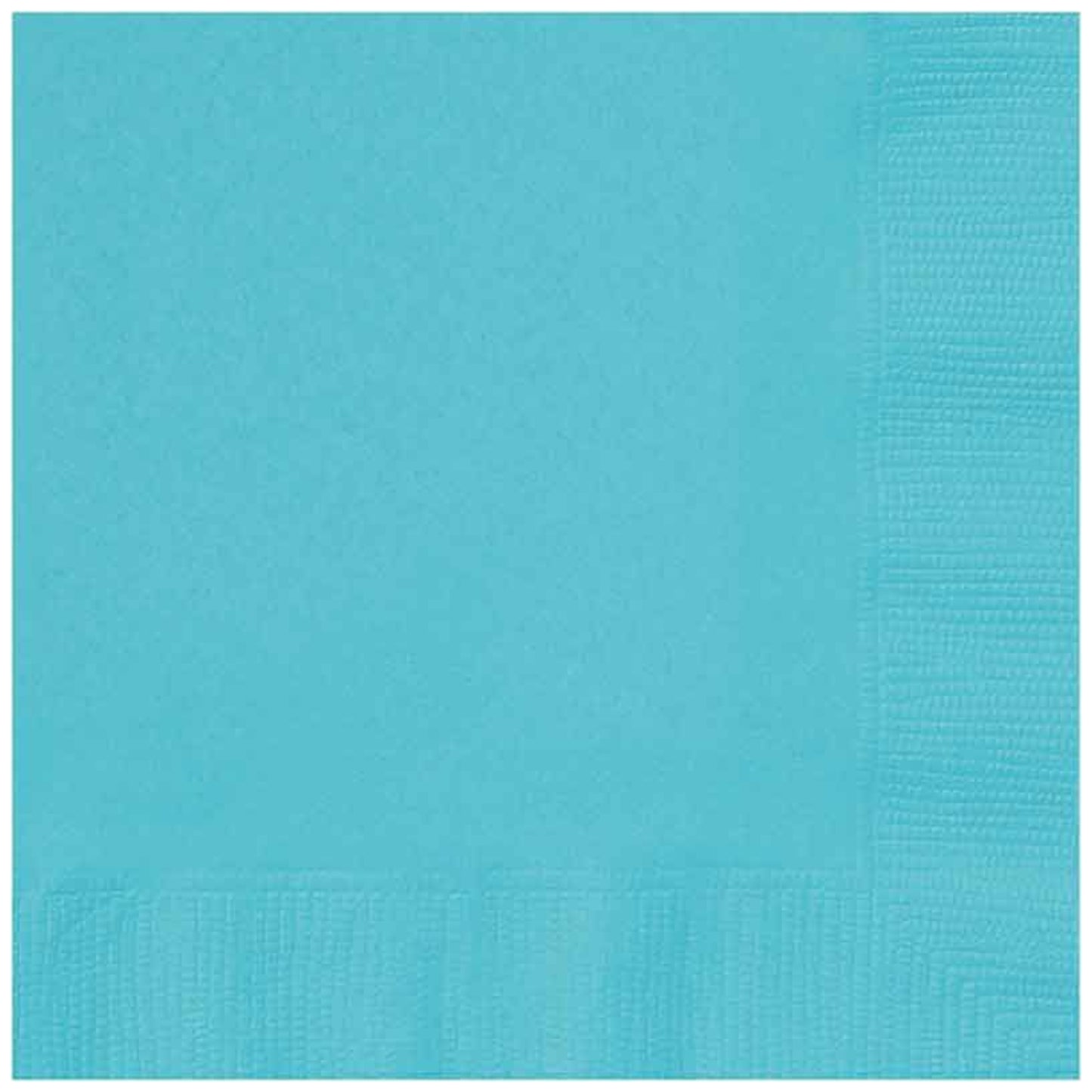 TERRIFIC TEAL LUNCHEON NAPKINS (17cm - 20 PACK)