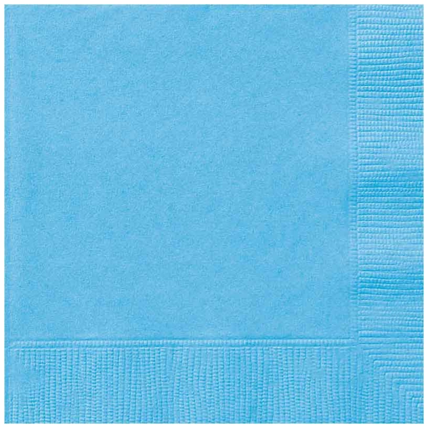 PALE POWDER BLUE LUNCHEON NAPKINS (17cm - 20 PACK)