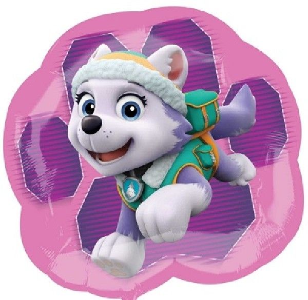 25"/ 64cm PAW PATROL SKYE & EVEREST DOUBLE-SIDED SUPERSHAPE FOIL BALLOON