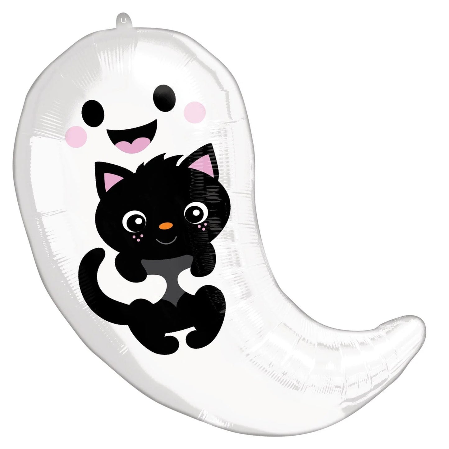 19"/ 48cm GHOST & KITTY CUTIES SHAPED FOIL BALLOON
