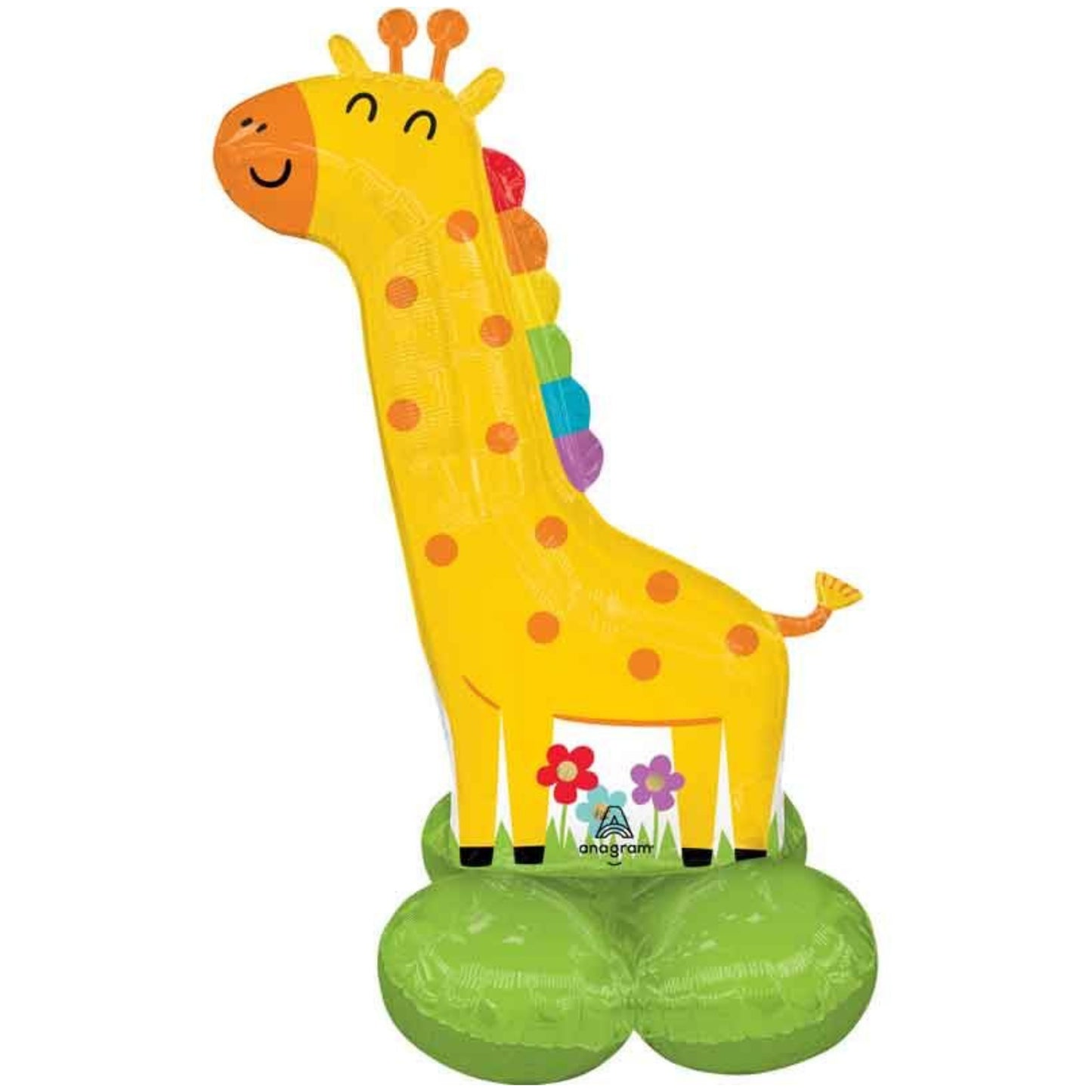 40"/ 101cm BABY GIRAFFE AIRLOONZ FOIL BALLOON