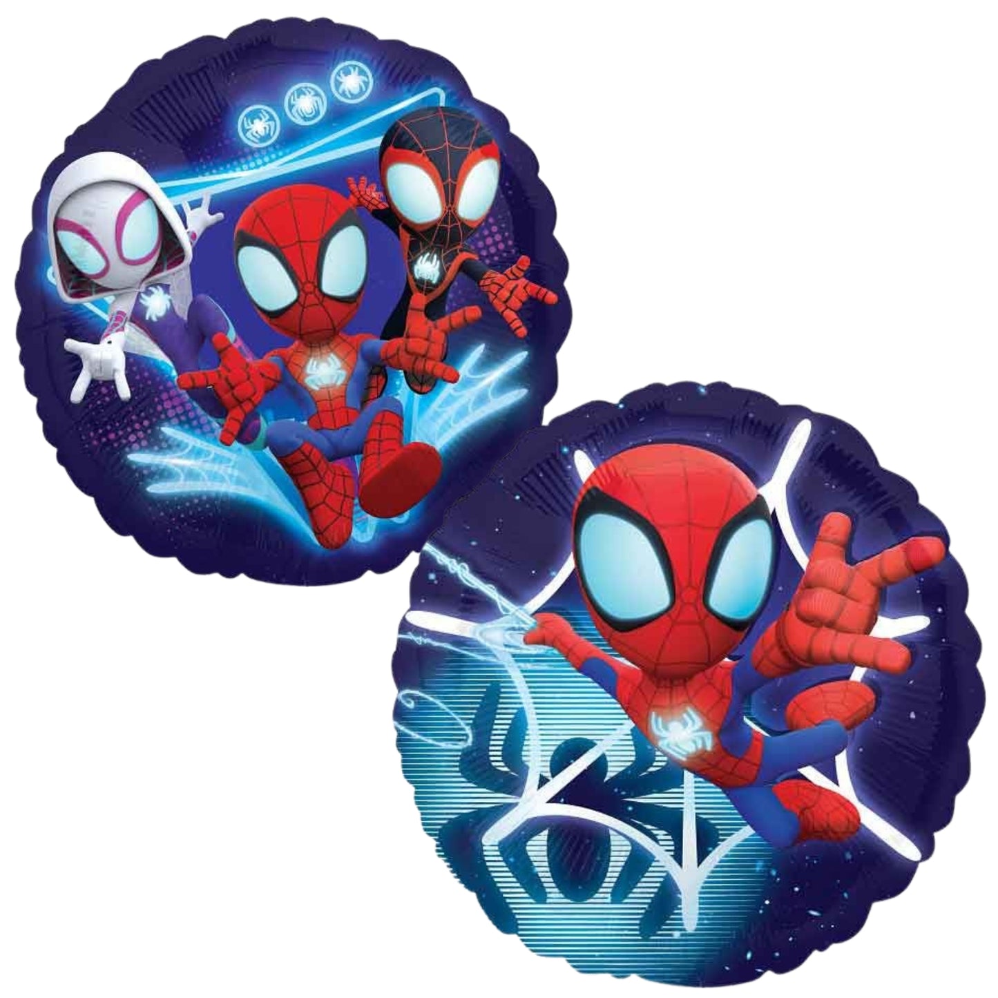 18"/ 46cm SPIDEY & HIS AMAZING FRIENDS DOUBLE-SIDED ROUND FOIL BALLOON
