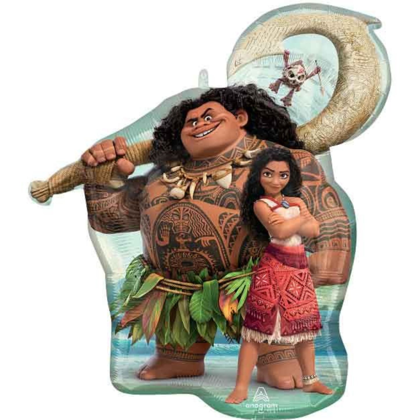 26"/ 66cm MOANA SUPERSHAPE FOIL BALLOON