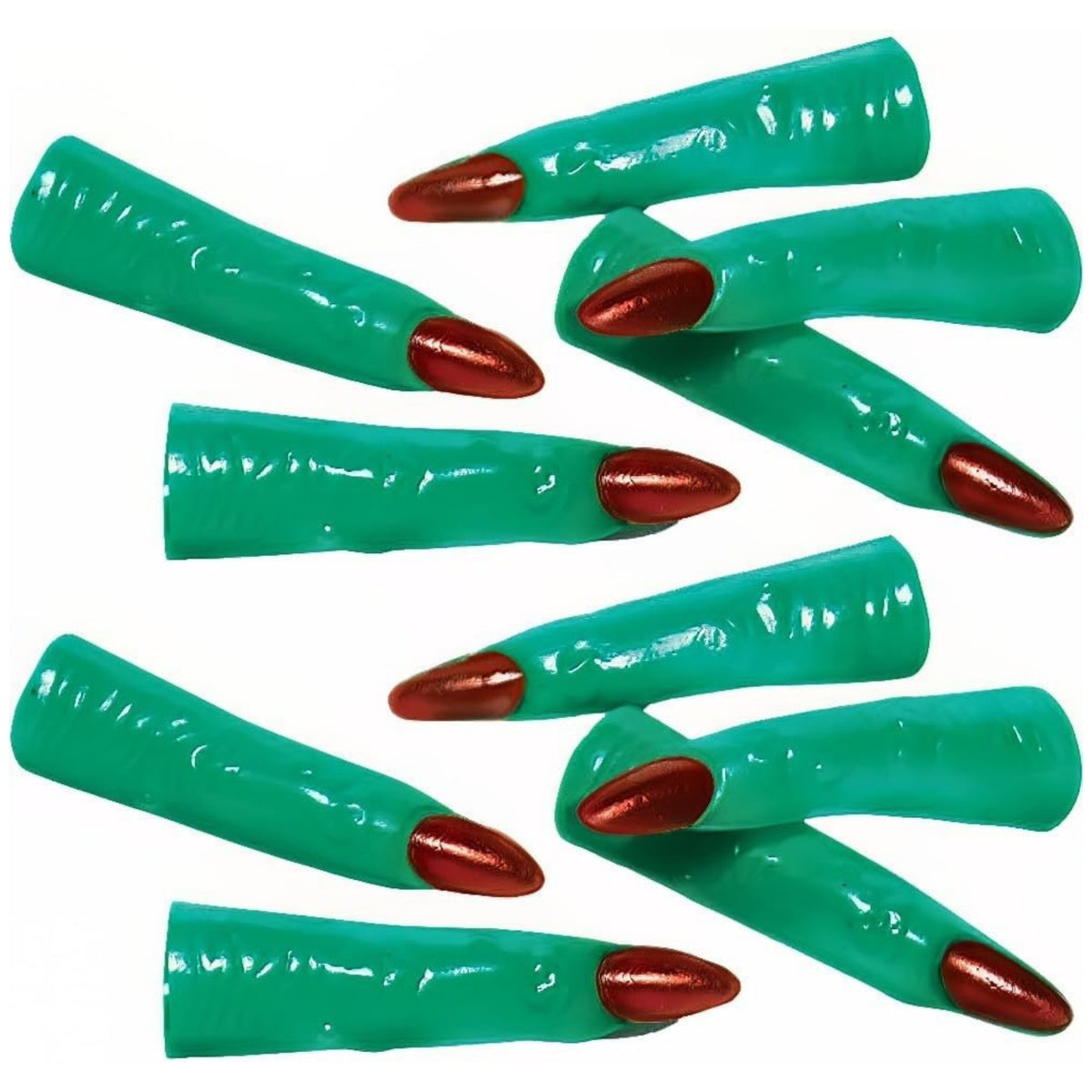GREEN WITCHES FINGERS (10 PACK)