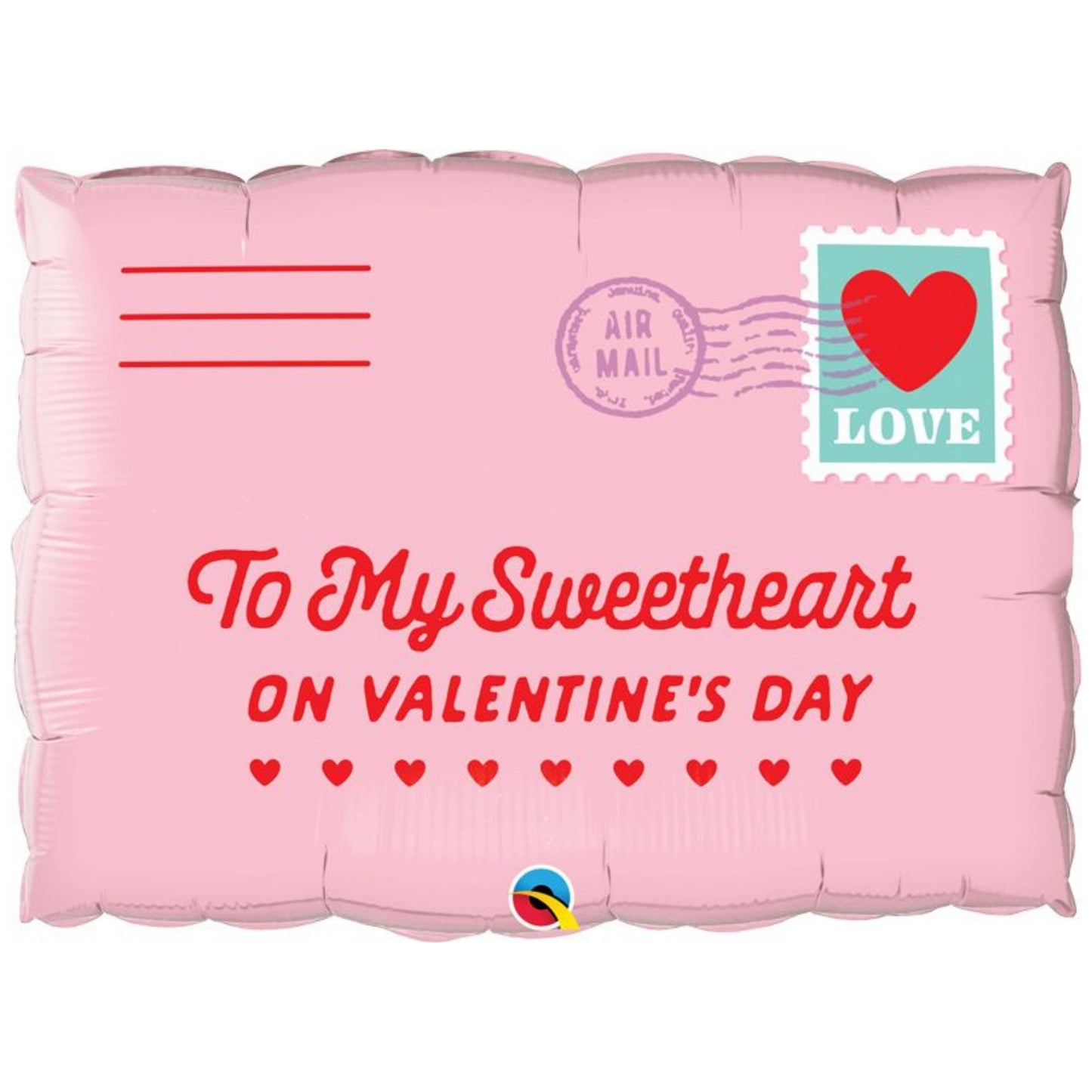 30"/ 76cm ADDRESSED TO MY SWEETHEART SUPERSHAPE FOIL BALLOON