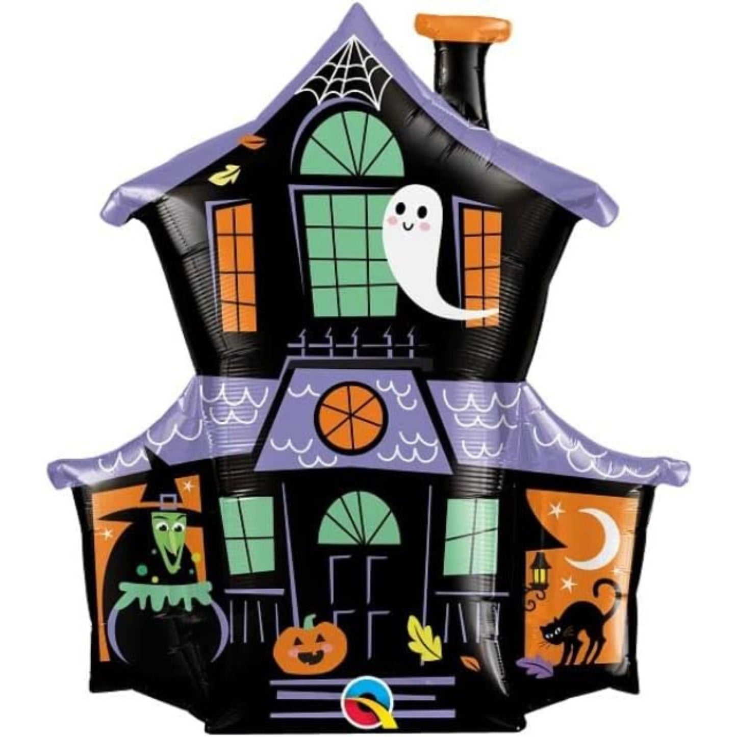 37"/ 94cm HAUNTED HOUSE SUPERSHAPE FOIL BALLOON