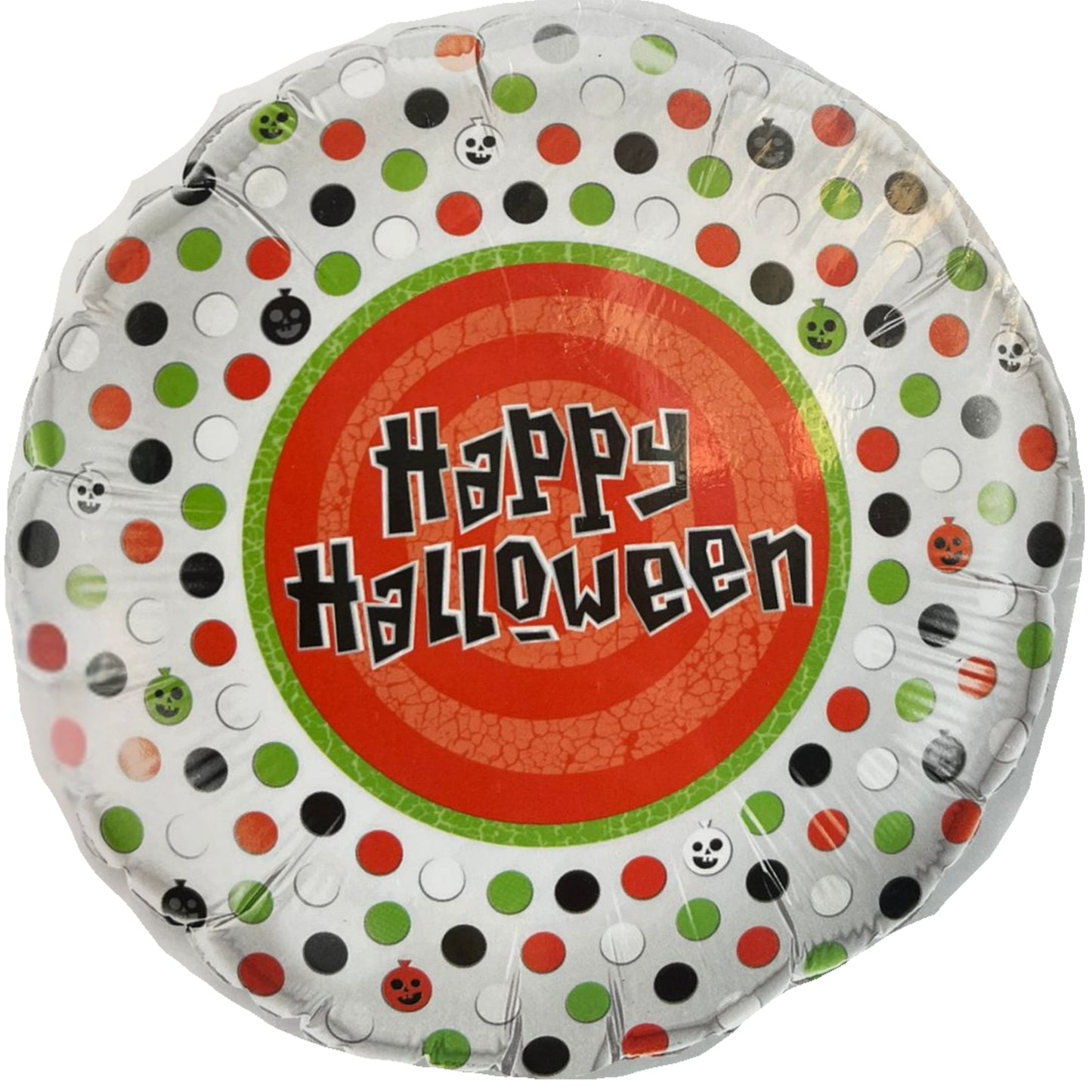 18"/ 46cm HAPPY HALLOWEEN ROUND FOIL BALLOON