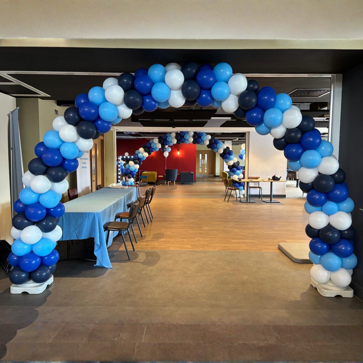 Navy, Royal Blue, Blue & White