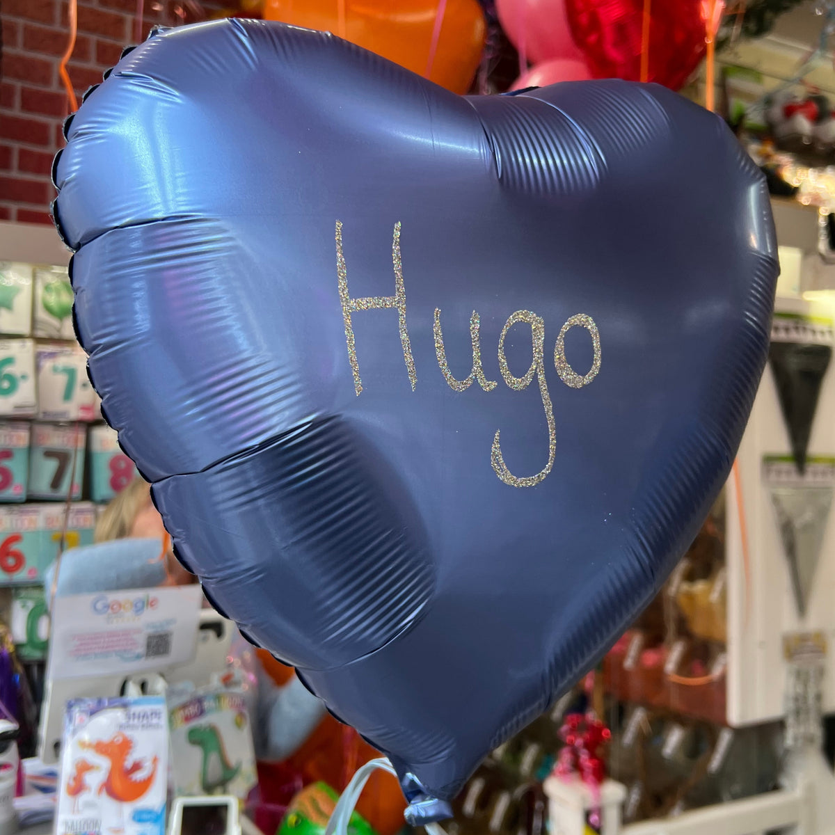 Azure Satin Luxe Heart