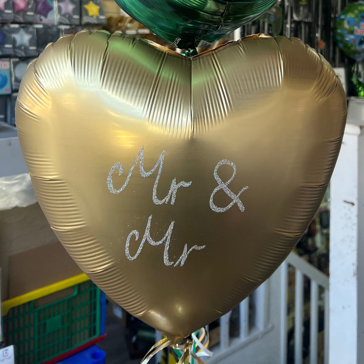 Gold Sateen Satin Luxe Heart