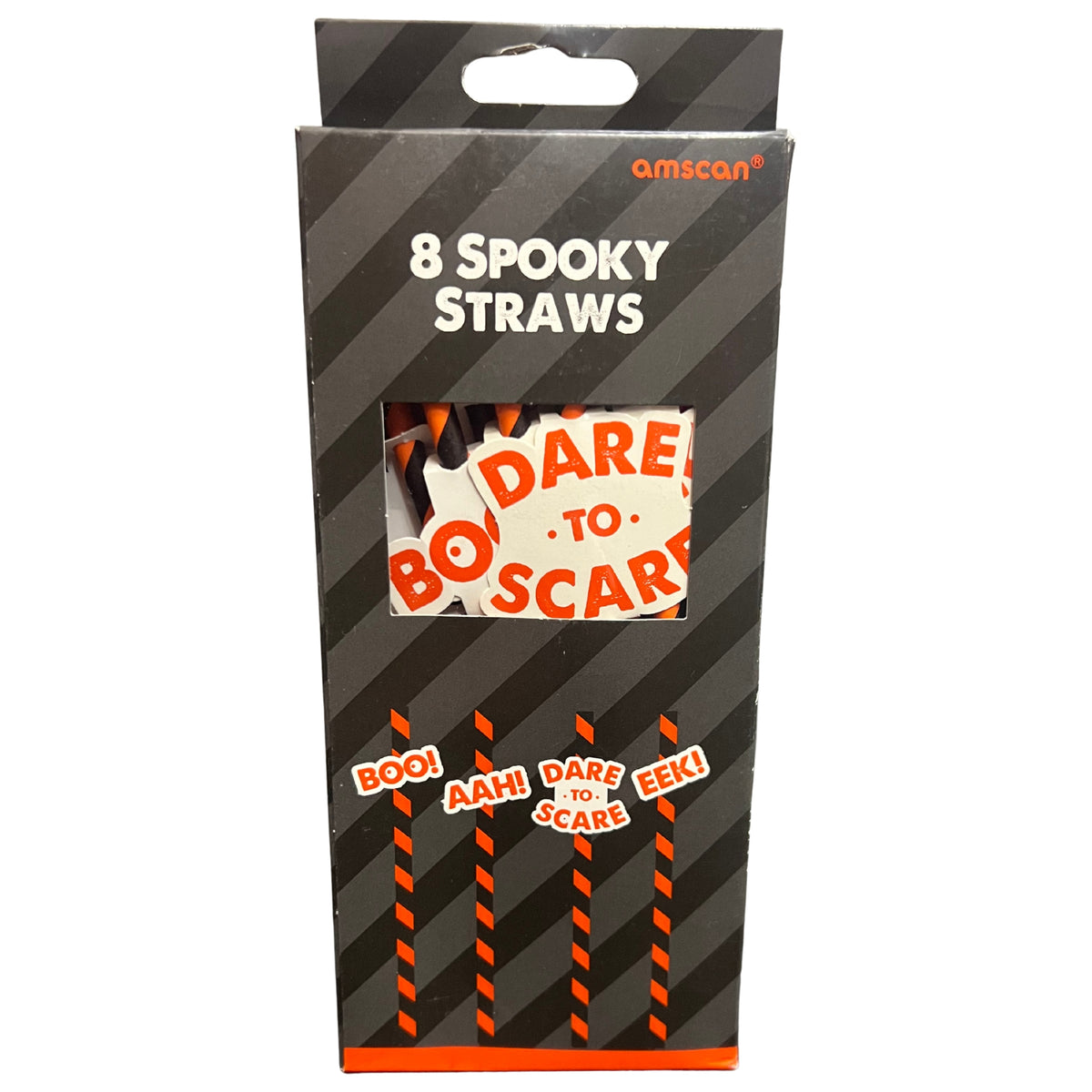 SPOOKY STRAWS (PACK OF 8)