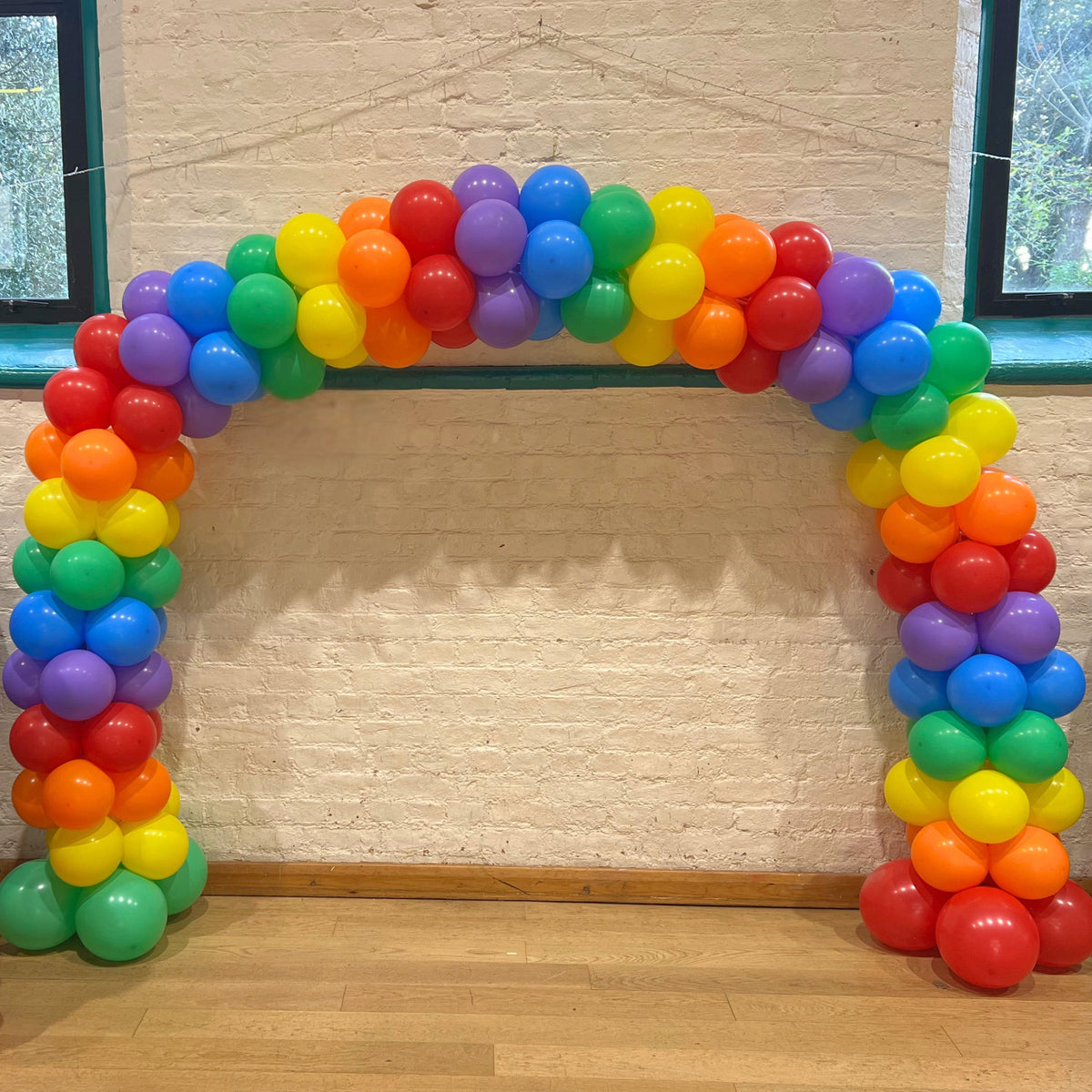 Rainbow Mini-Arch in Red, Orange, Yellow, Green, Blue, Lilac
