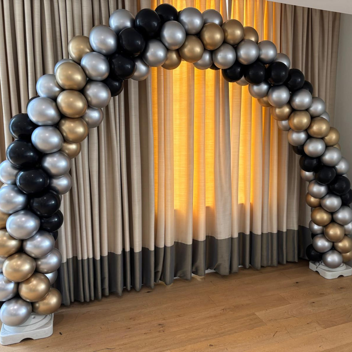 Gold Chrome, Silver Chrome & Black
