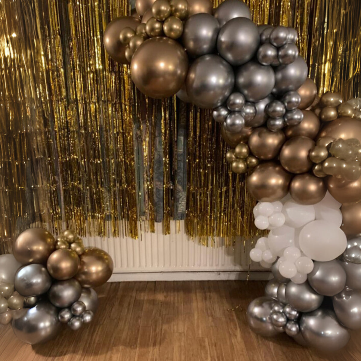 Gold Chrome, Silver Chrome & White Mini Organic Half Arch