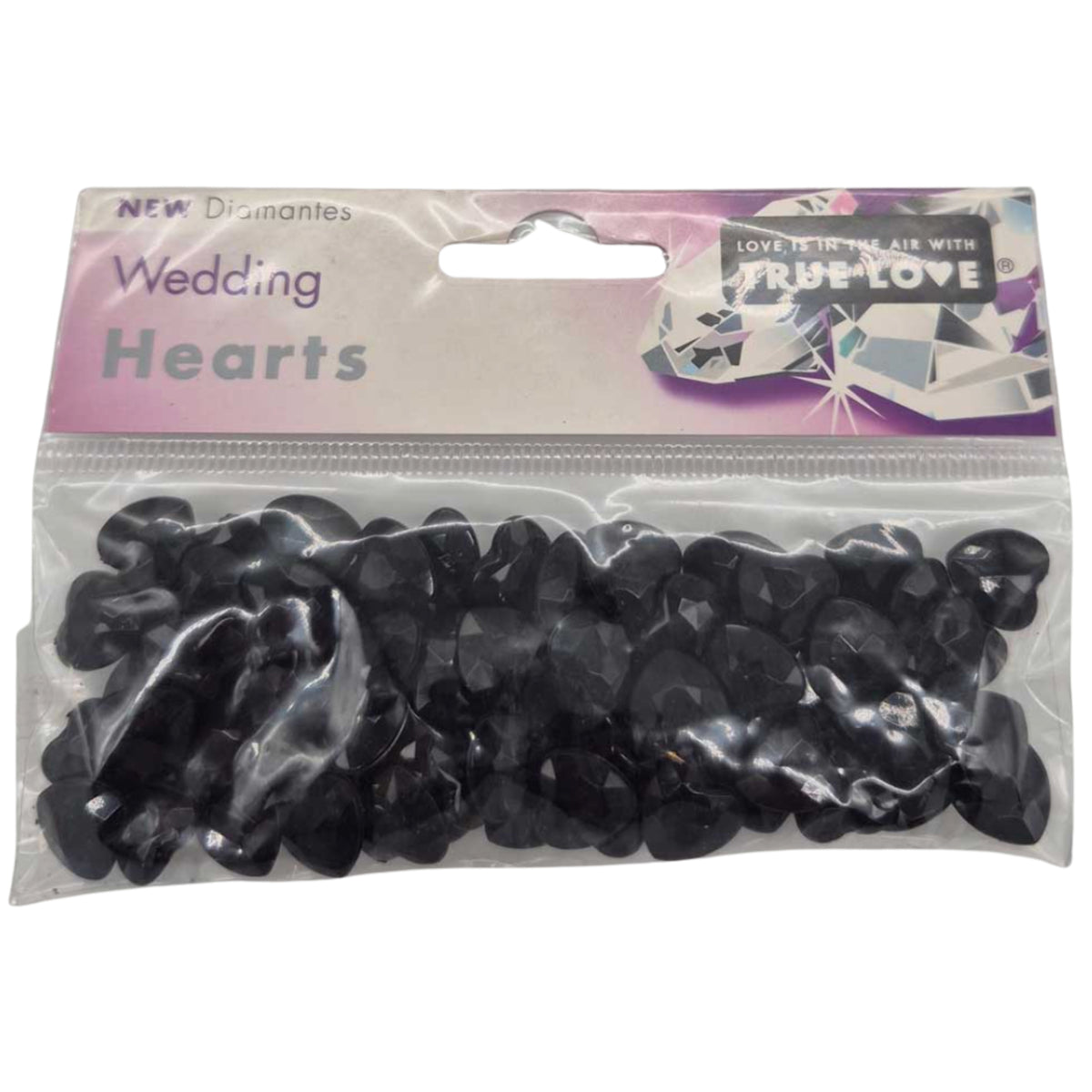 DIMANTE HEARTS WEDDING TABLE CONFETTI (14g)