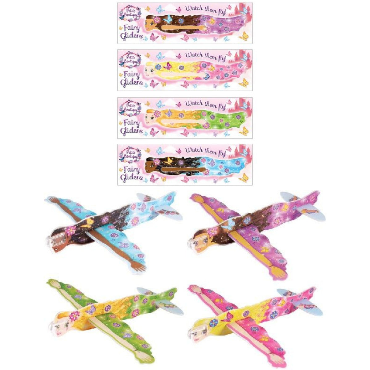 FAIRY GLIDER (17cm - 4 ASSORTED DESIGNS)
