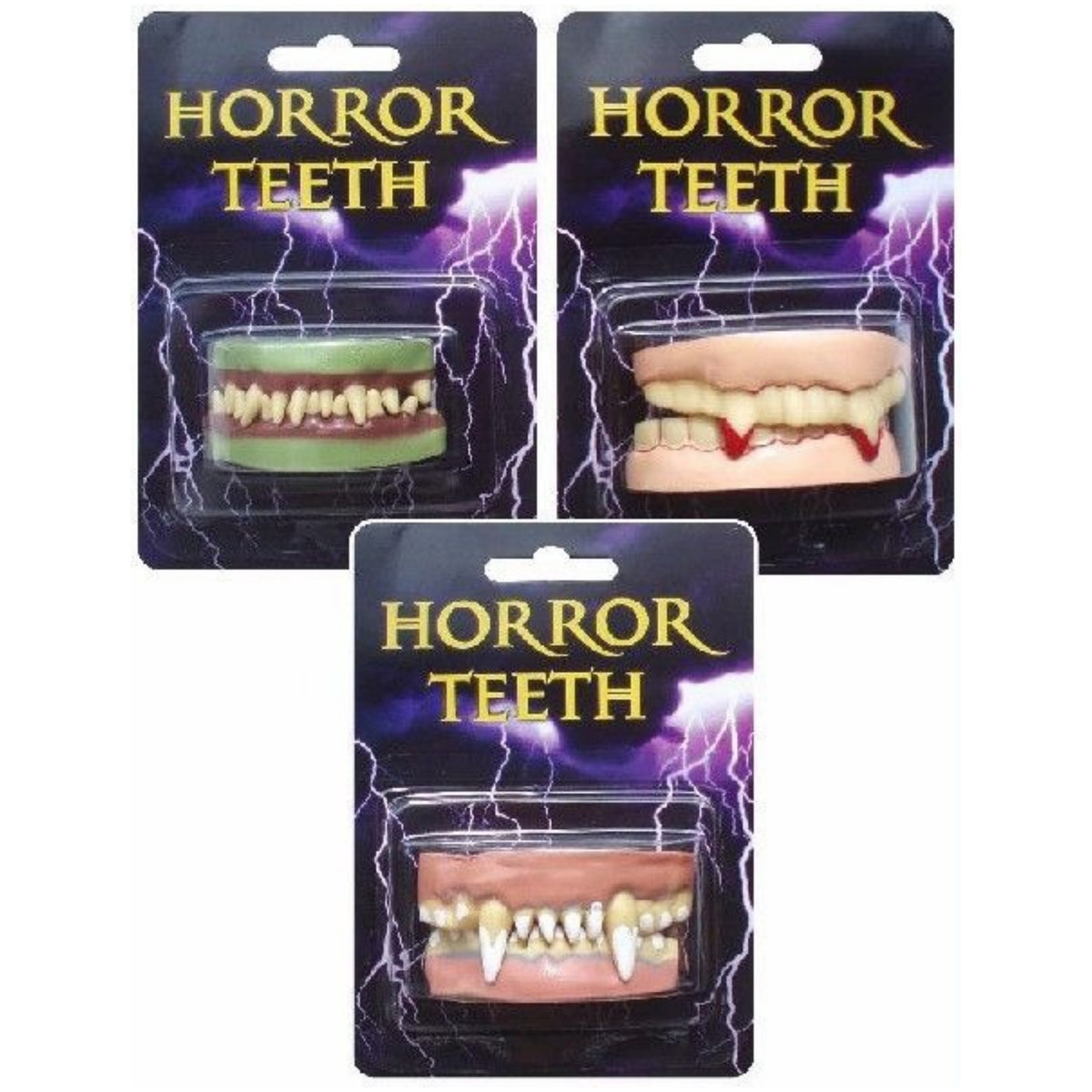 HALLOWEEN HORROR TEETH (3 ASSORTED DESIGNS)