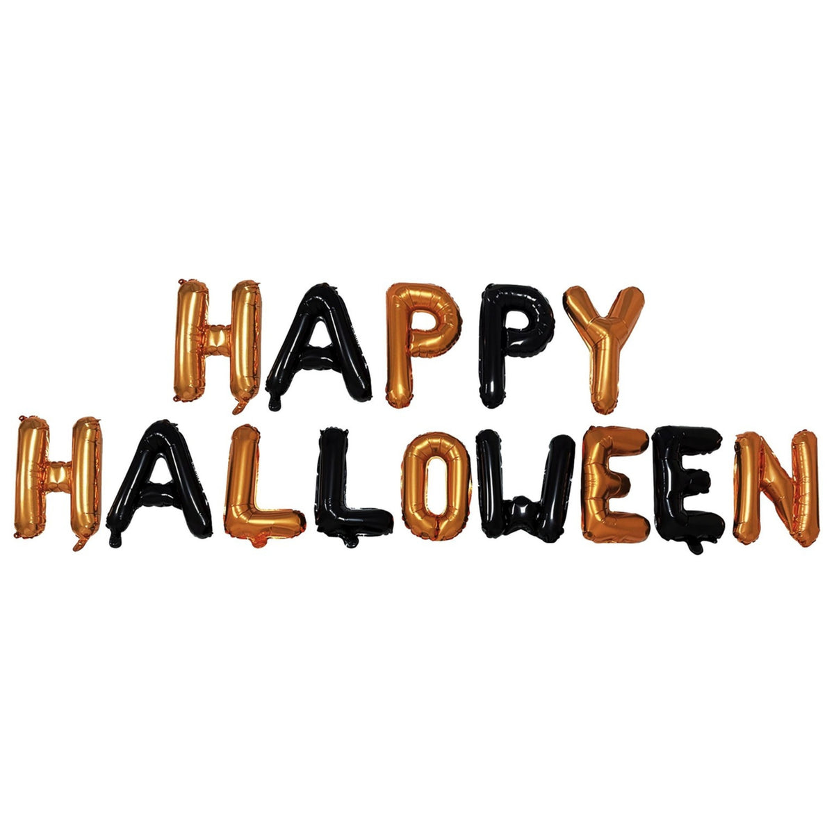 14"/ 36cm HAPPY HALLOWEEN BALLOON BANNER KIT