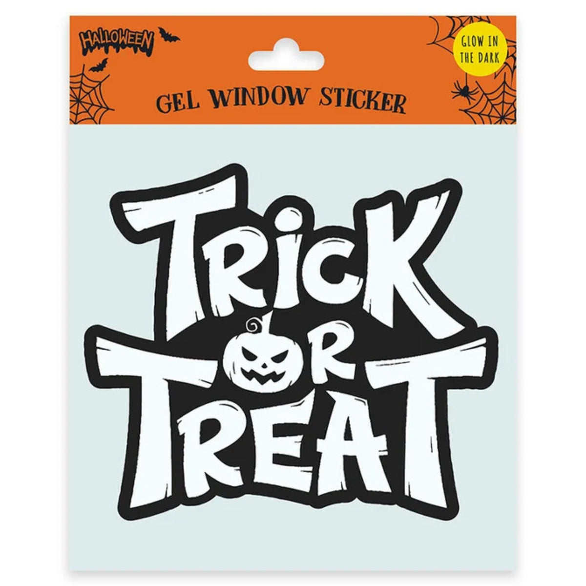 TRICK OR TREAT GLOW-IN-THE-DARK WINDOW STICKER