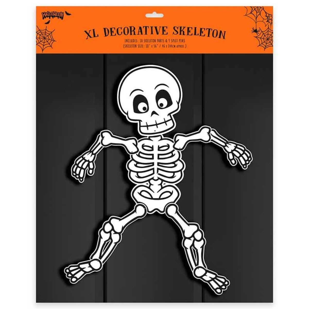 JOINTED HALLOWEEN SKELETON DECORATION (144 cm)