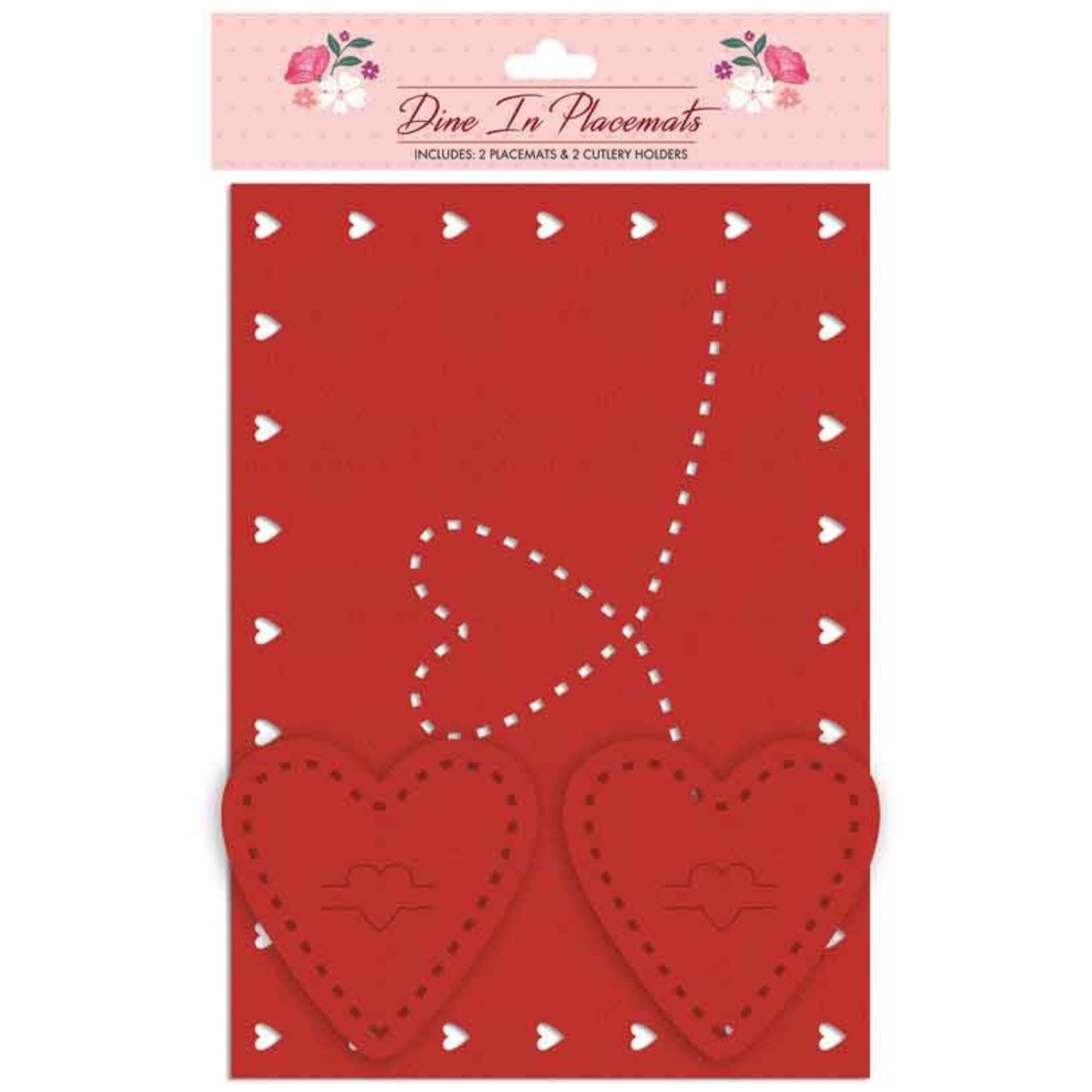 VALENTINES DINE IN PLACEMAT SET