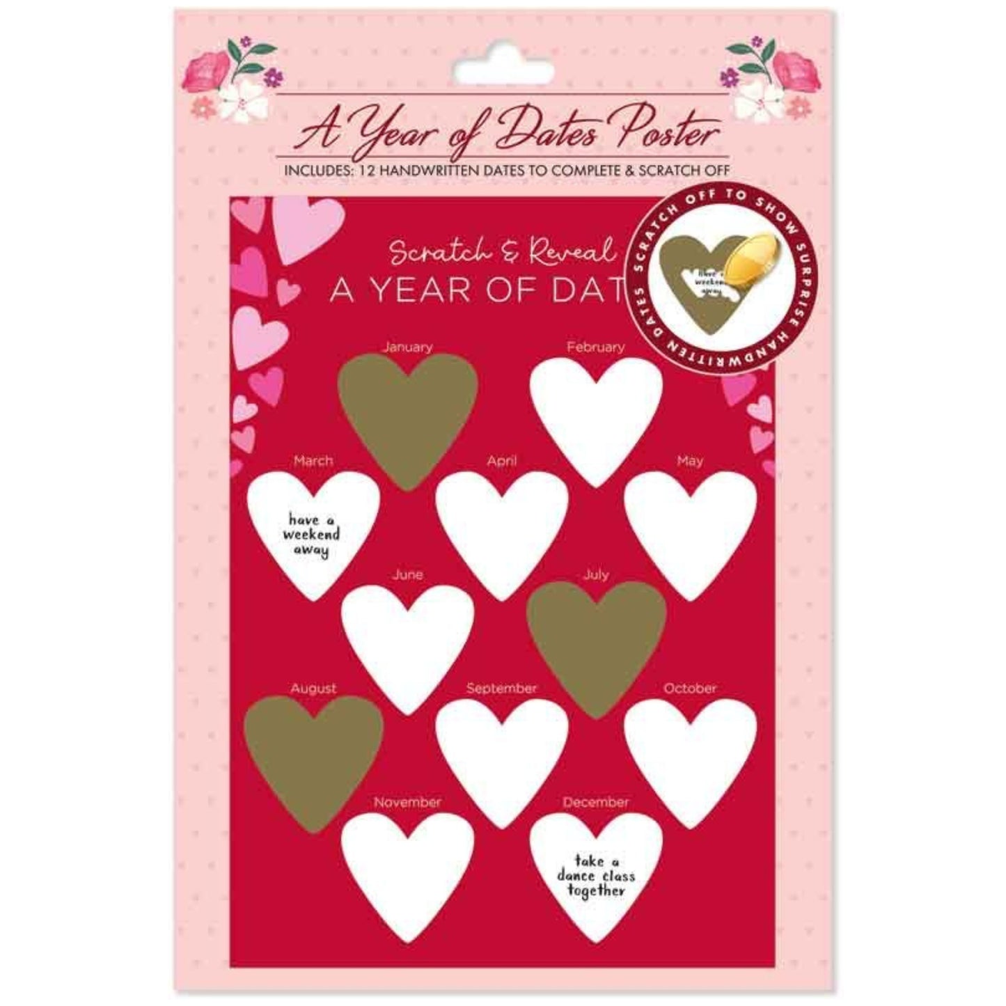 VALENTINE'S PERSONALISABLE SCRATCH DATES