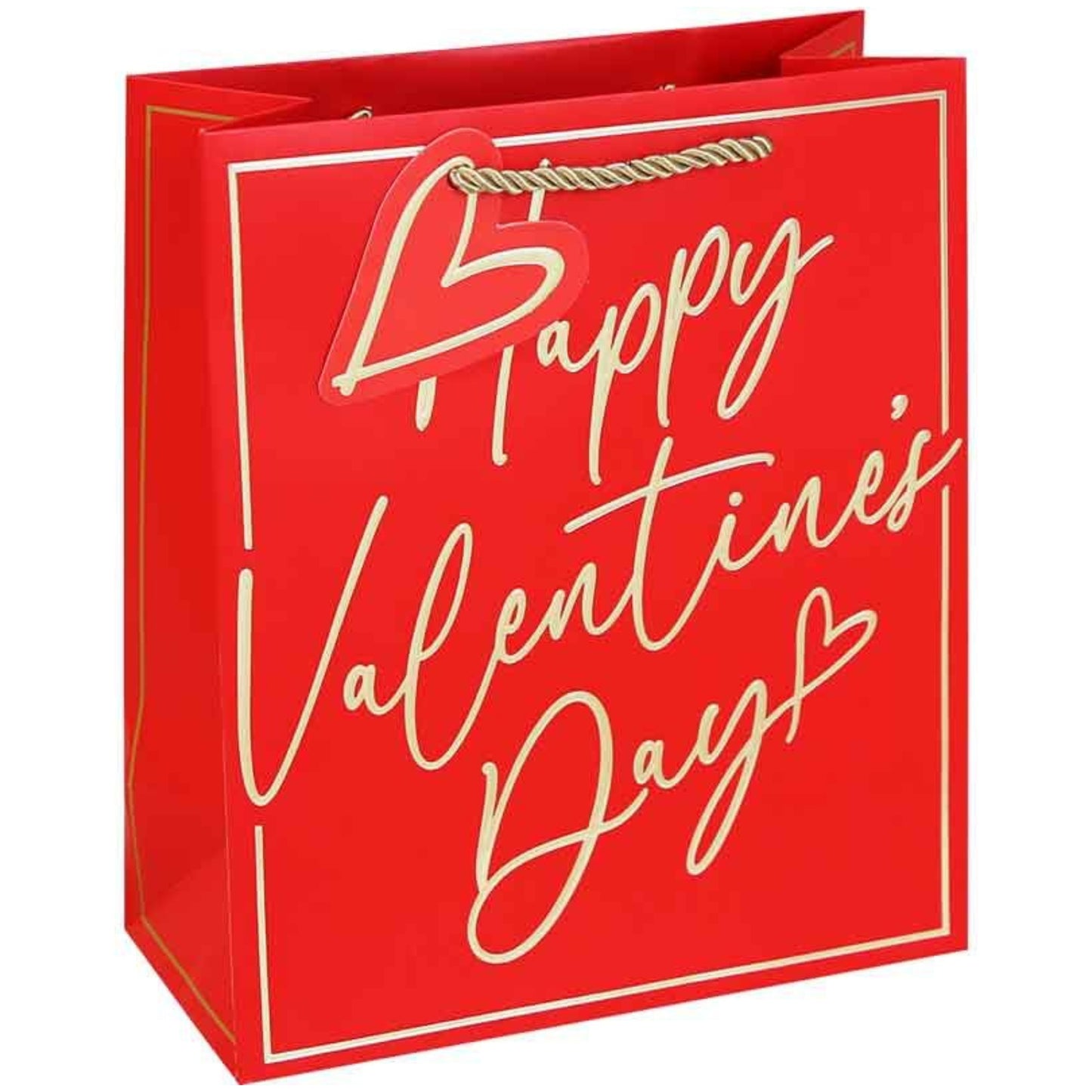 VALENTINE'S TEXT MEDIUM GIFT BAG