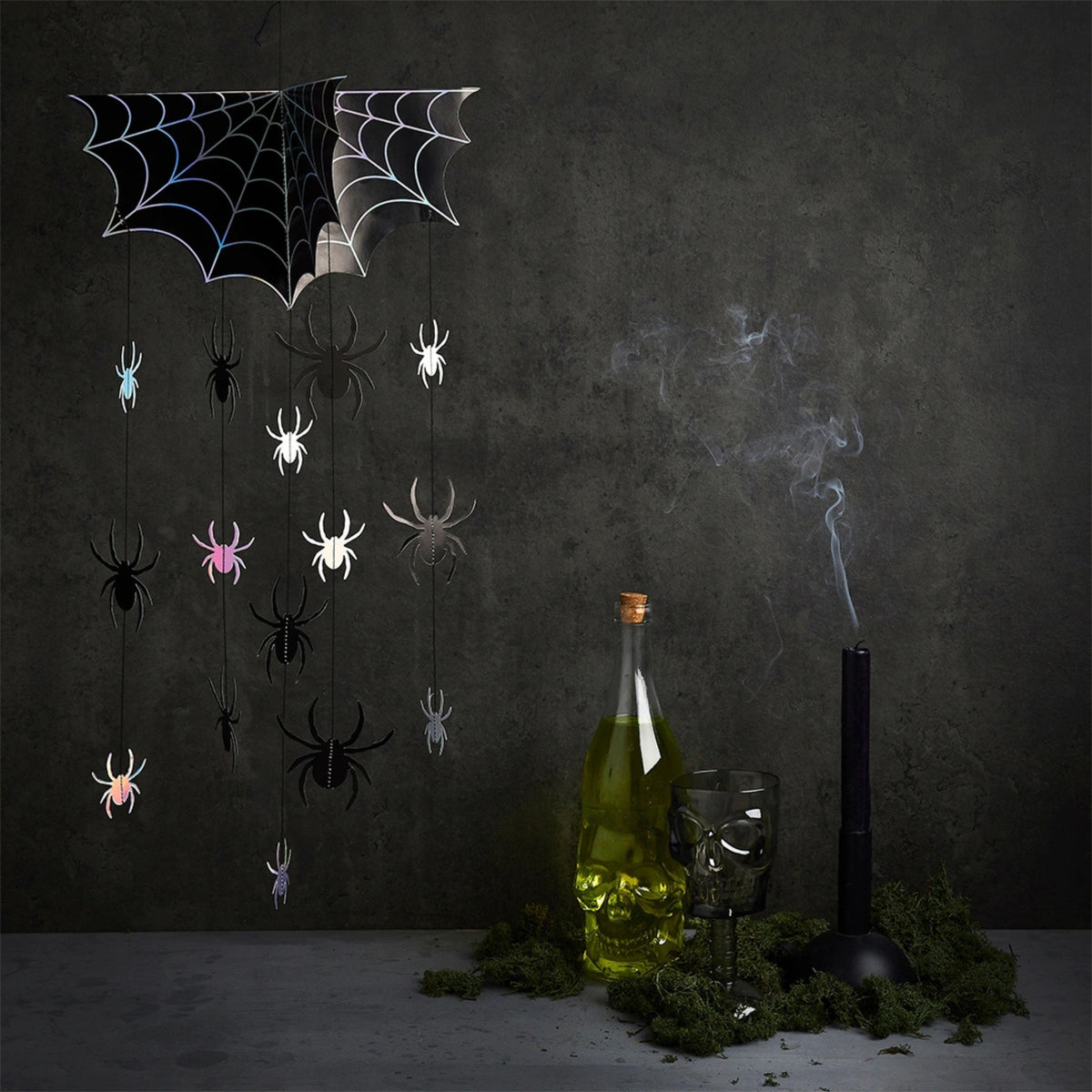 HALLOWEEN SPIDER HANGING MOBILE