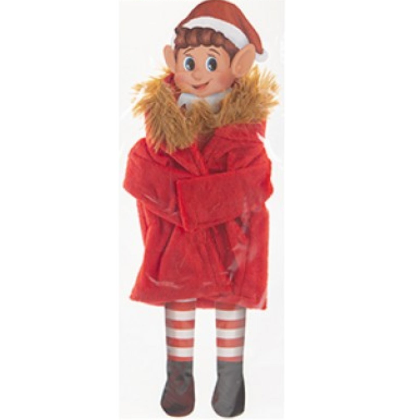 ELF COAT WITH FUR COLLAR OUTFIT