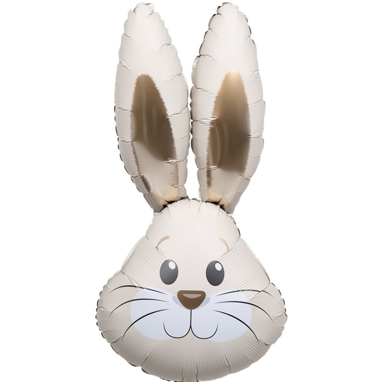 35"/ 89cm CUTE IVORY RABBIT SUPERSHAPE FOIL BALLOON