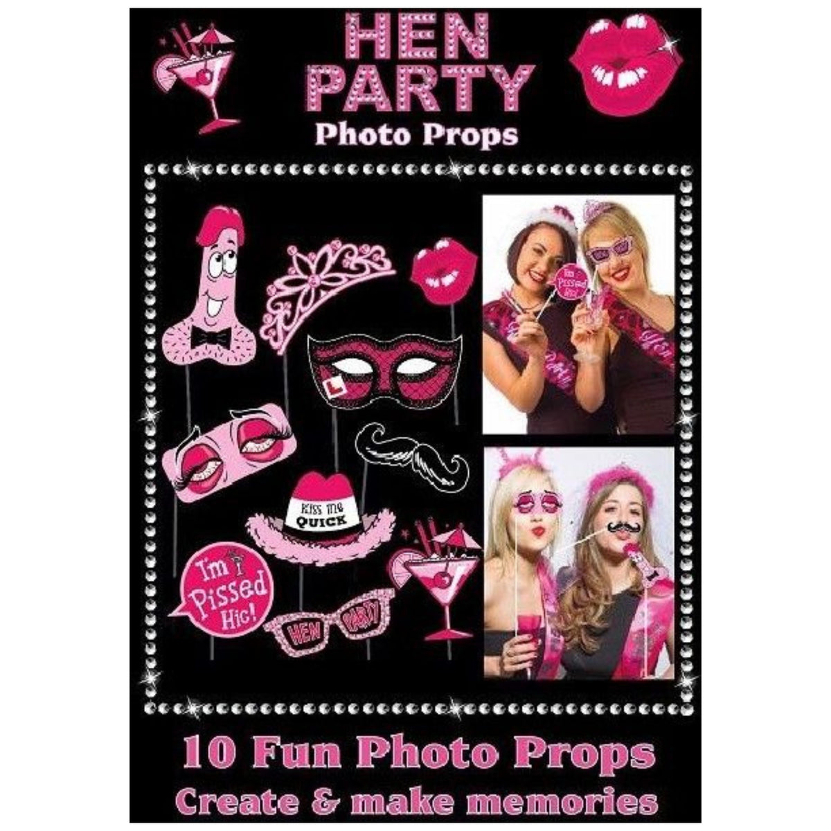 HEN PARTY PHOTO PROPS