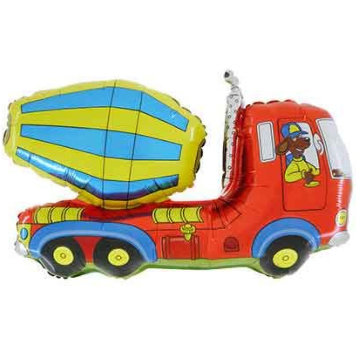 30"/ 76cm MIXER TRUCK SUPERSHAPE FOIL BALLOON