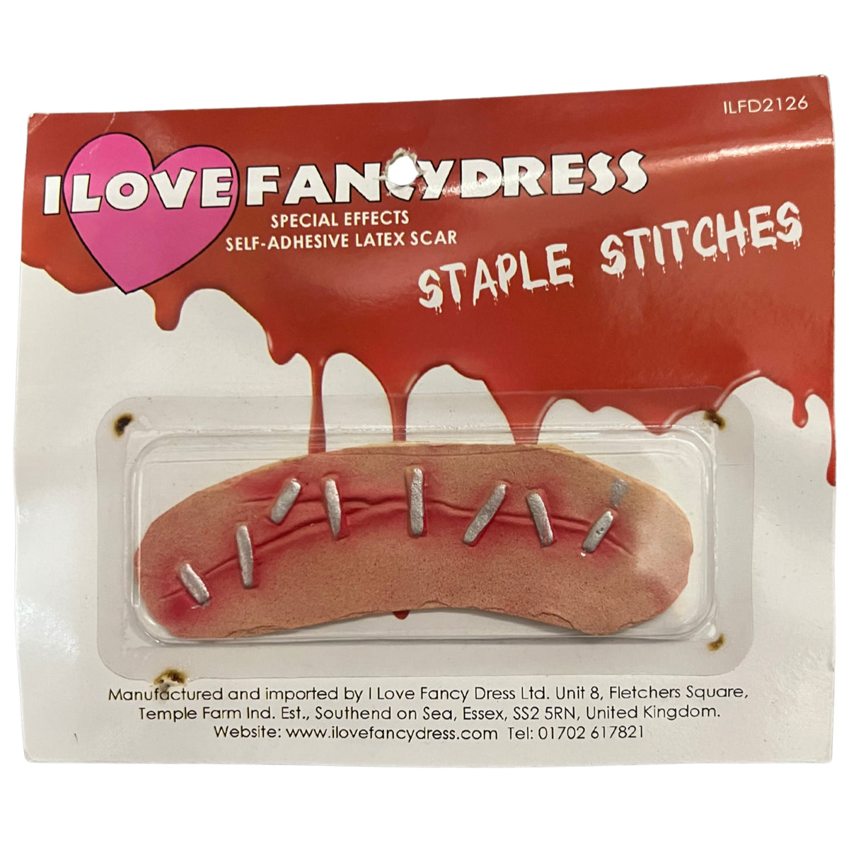 STAPLE STITCHES SELF ADHESIVE LATEX SCAR