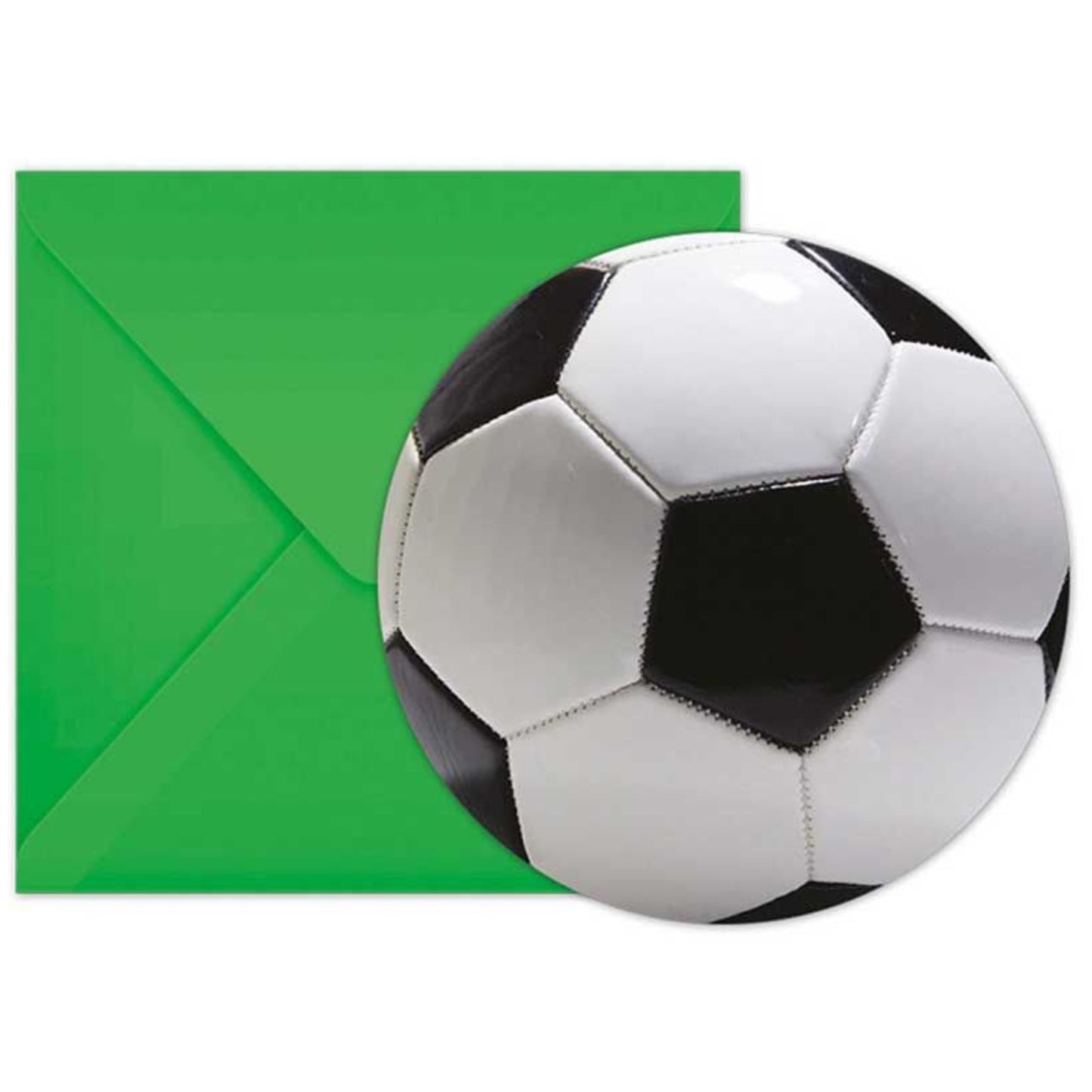 FOOTBALL PARTY INVITATIONS & ENVELOPES (6 PACK)