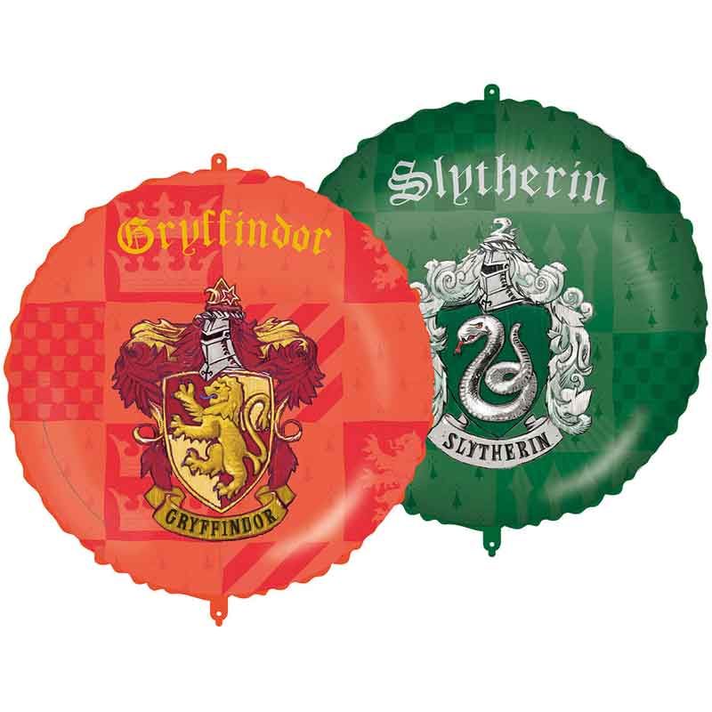 18"/ 46cm HARRY POTTER HOGWARTS HOUSES DOUBLE-SIDED ROUND FOIL BALLOON
