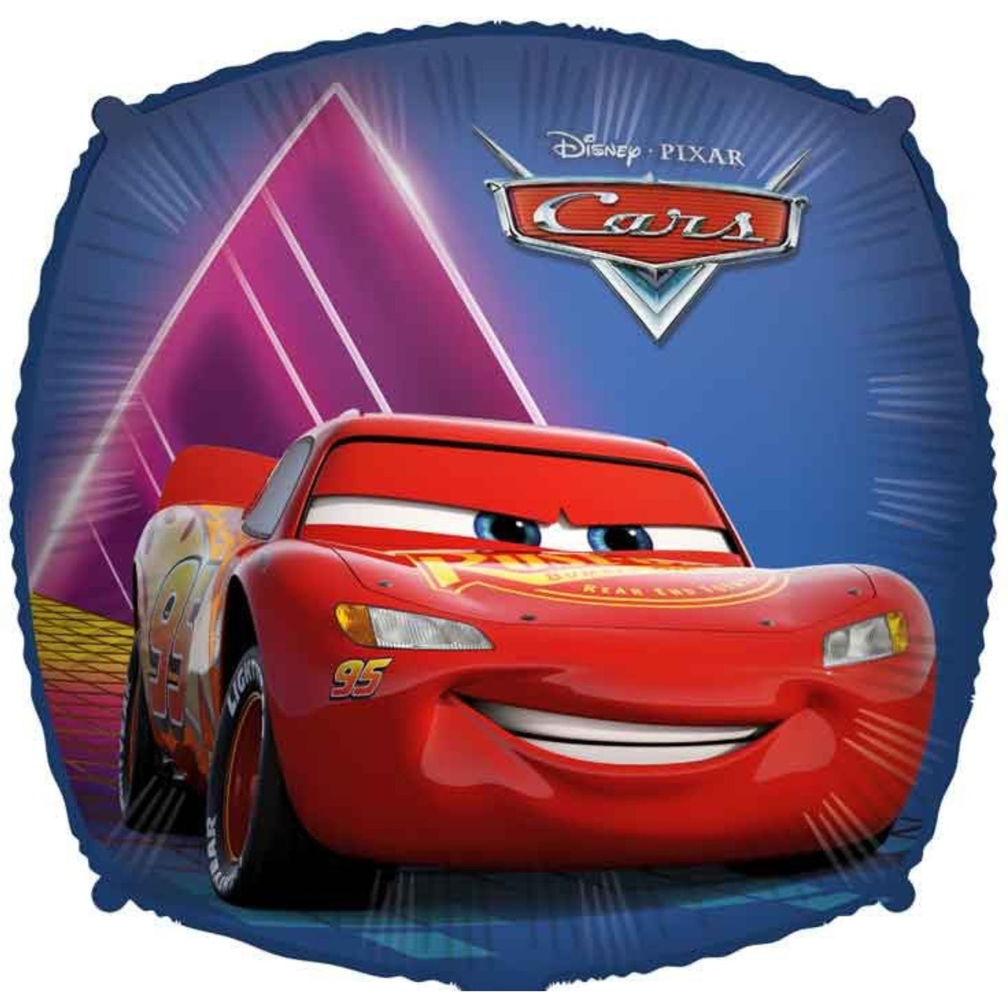 18"/ 46cm DISNEY CARS LIGHTNING MCQUEEN SQUARE FOIL BALLOON