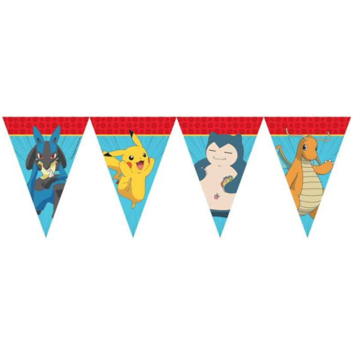 POKEMON PAPER TRIANGLE FLAG BANNER (2.3m)