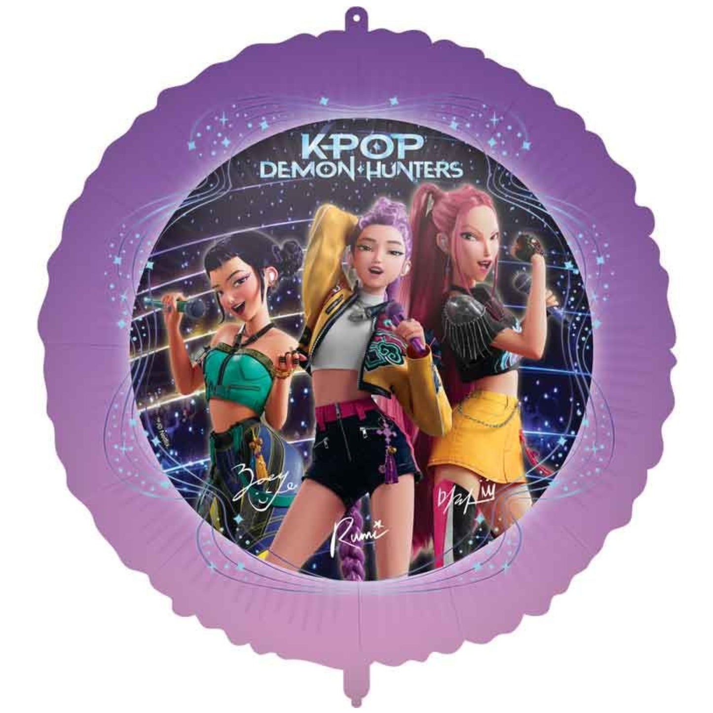 18"/ 46cm K-POP DEMON HUNTERS ROUND FOIL BALLOON